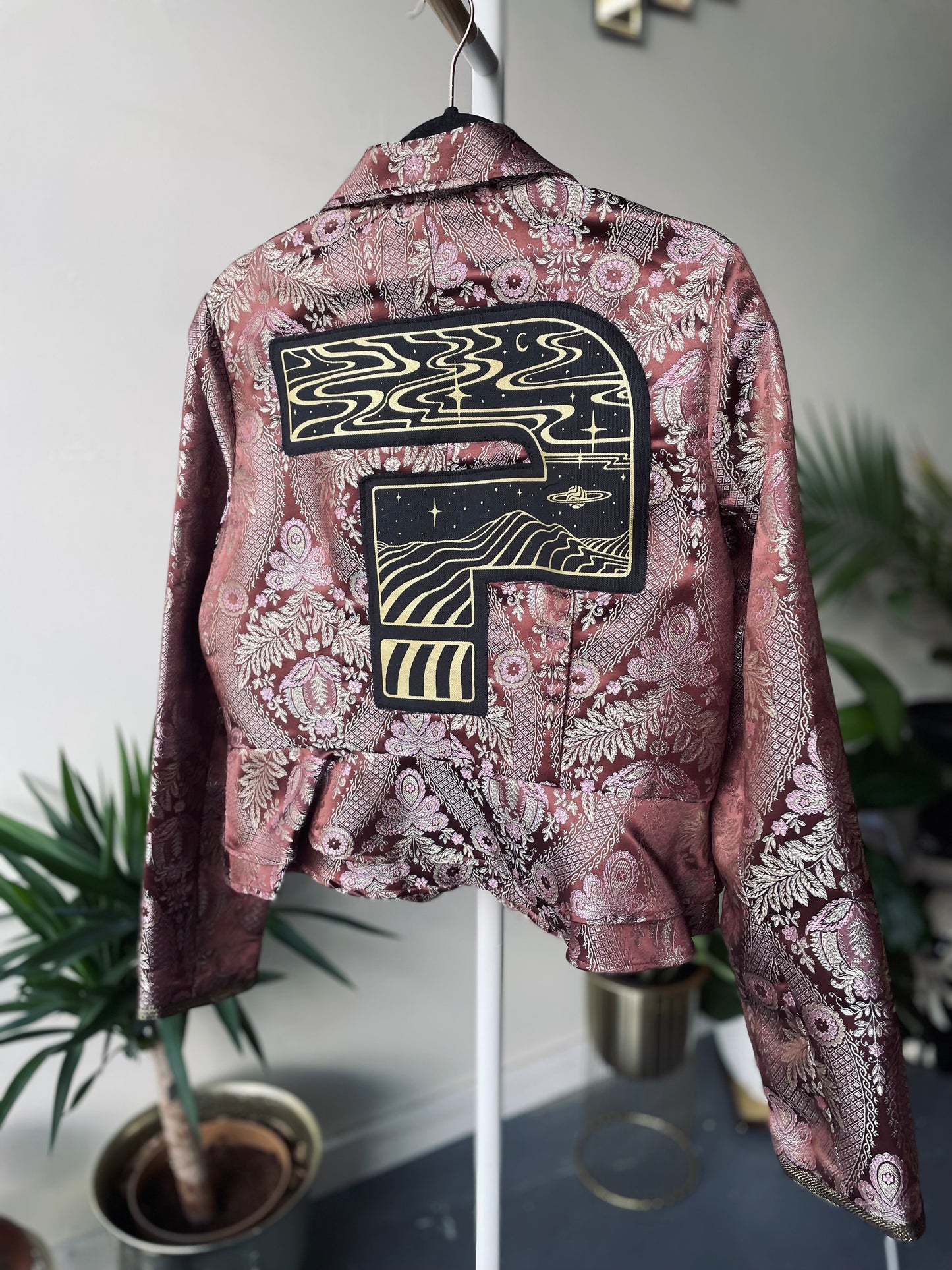 Brocade Question Mark Jacket Medium