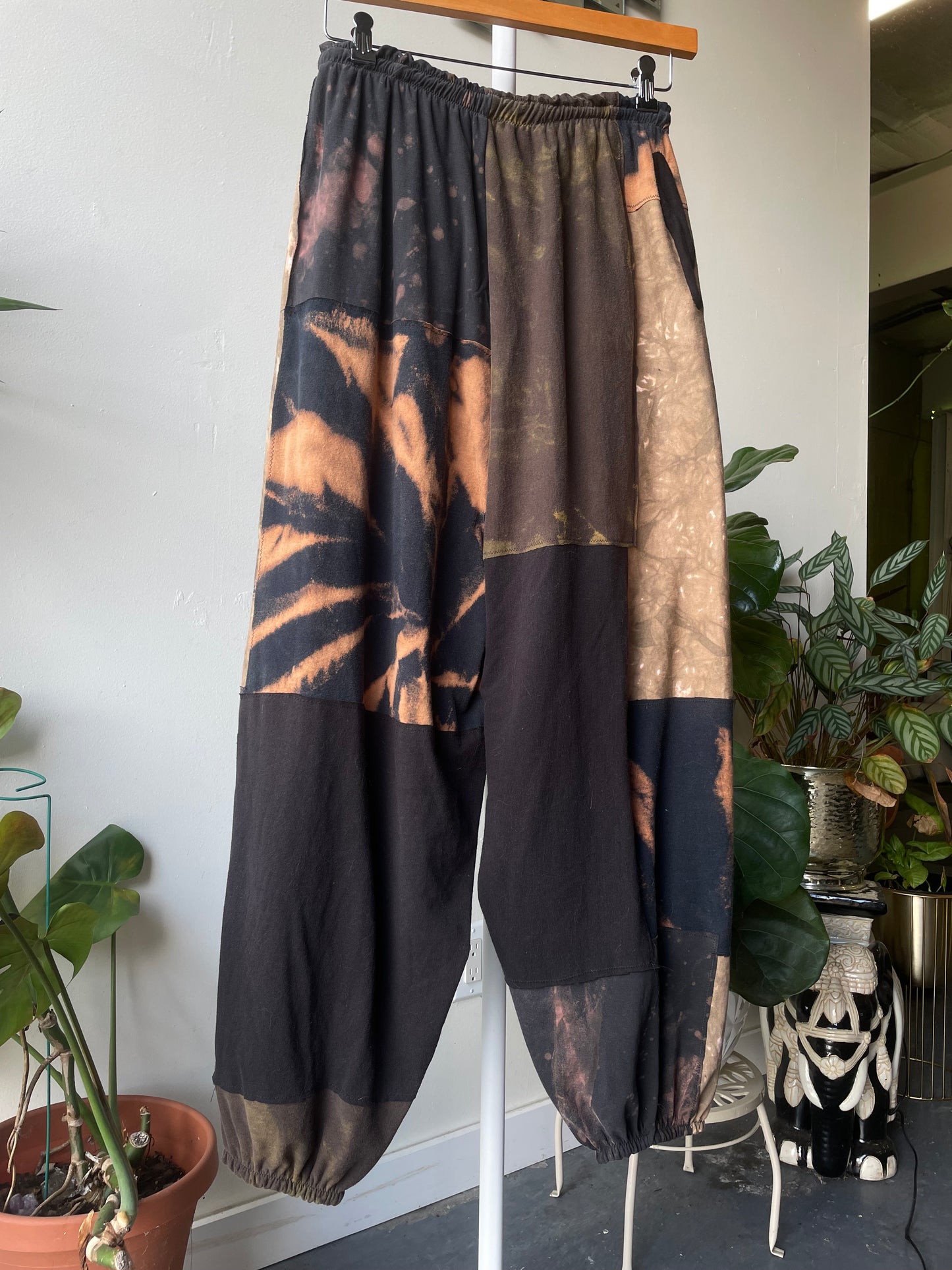 Lion Patchwork Pants