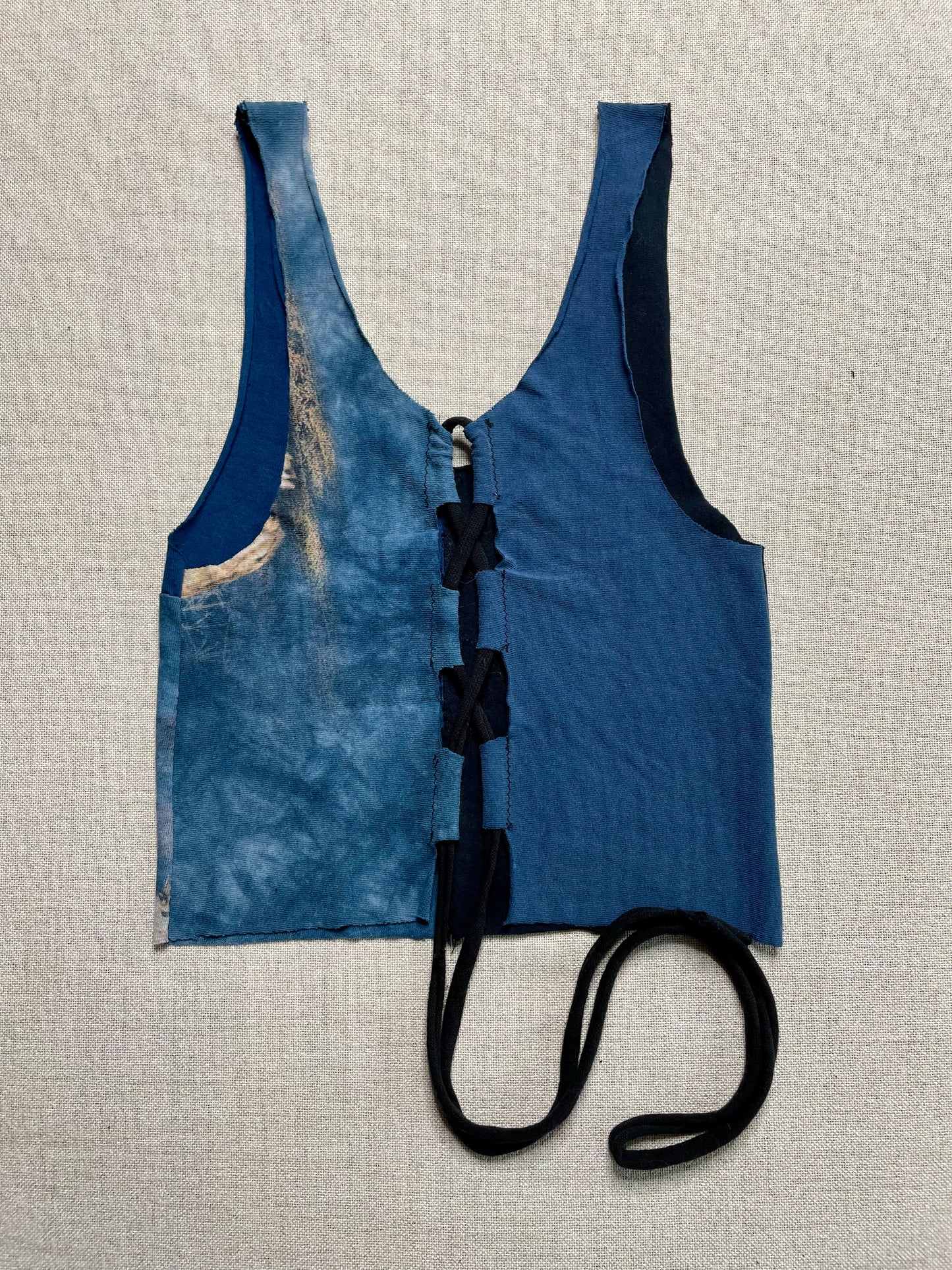 Patchwork Corset Tank XS/S