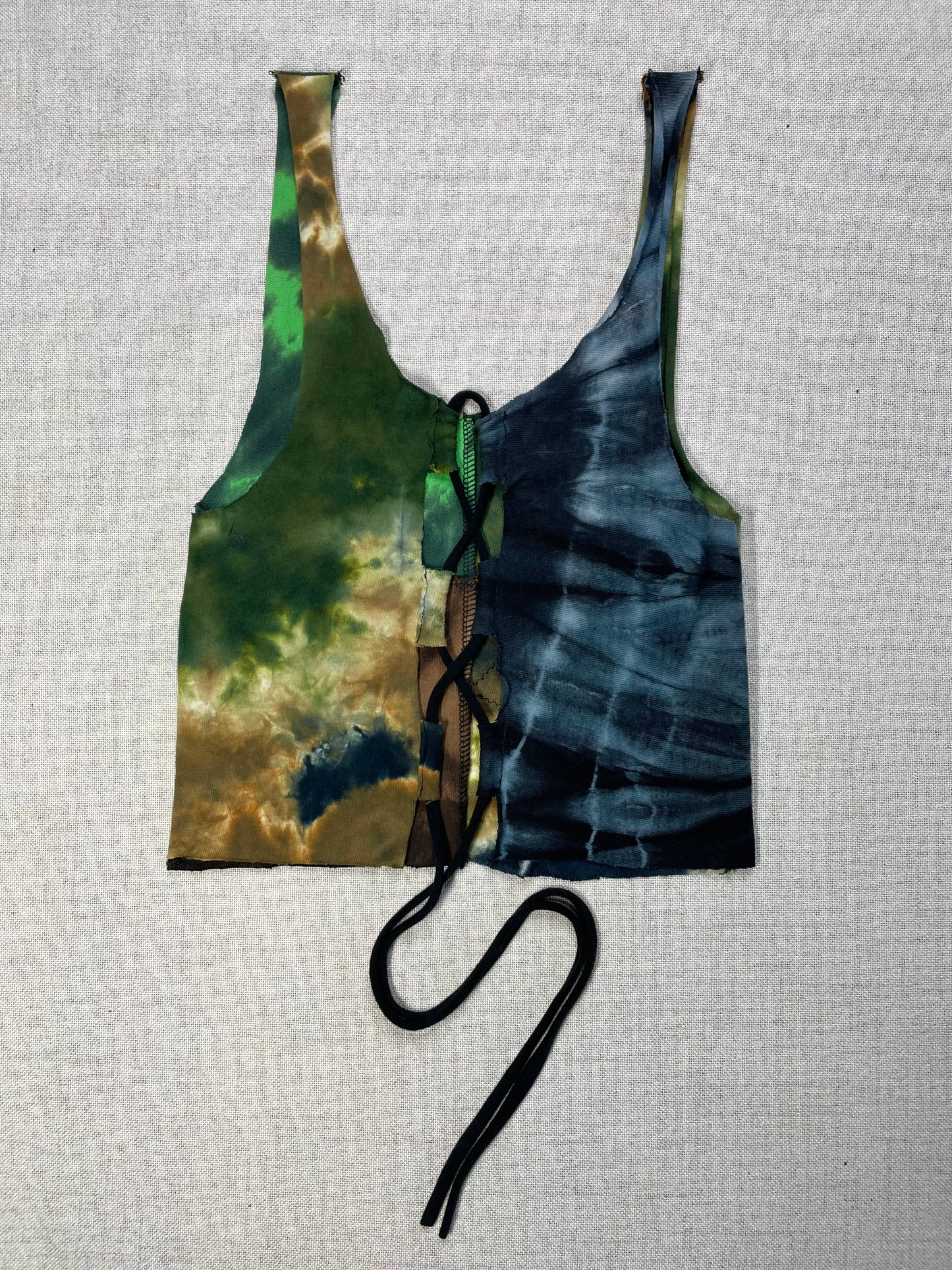 Patchwork Corset Tank XS/S