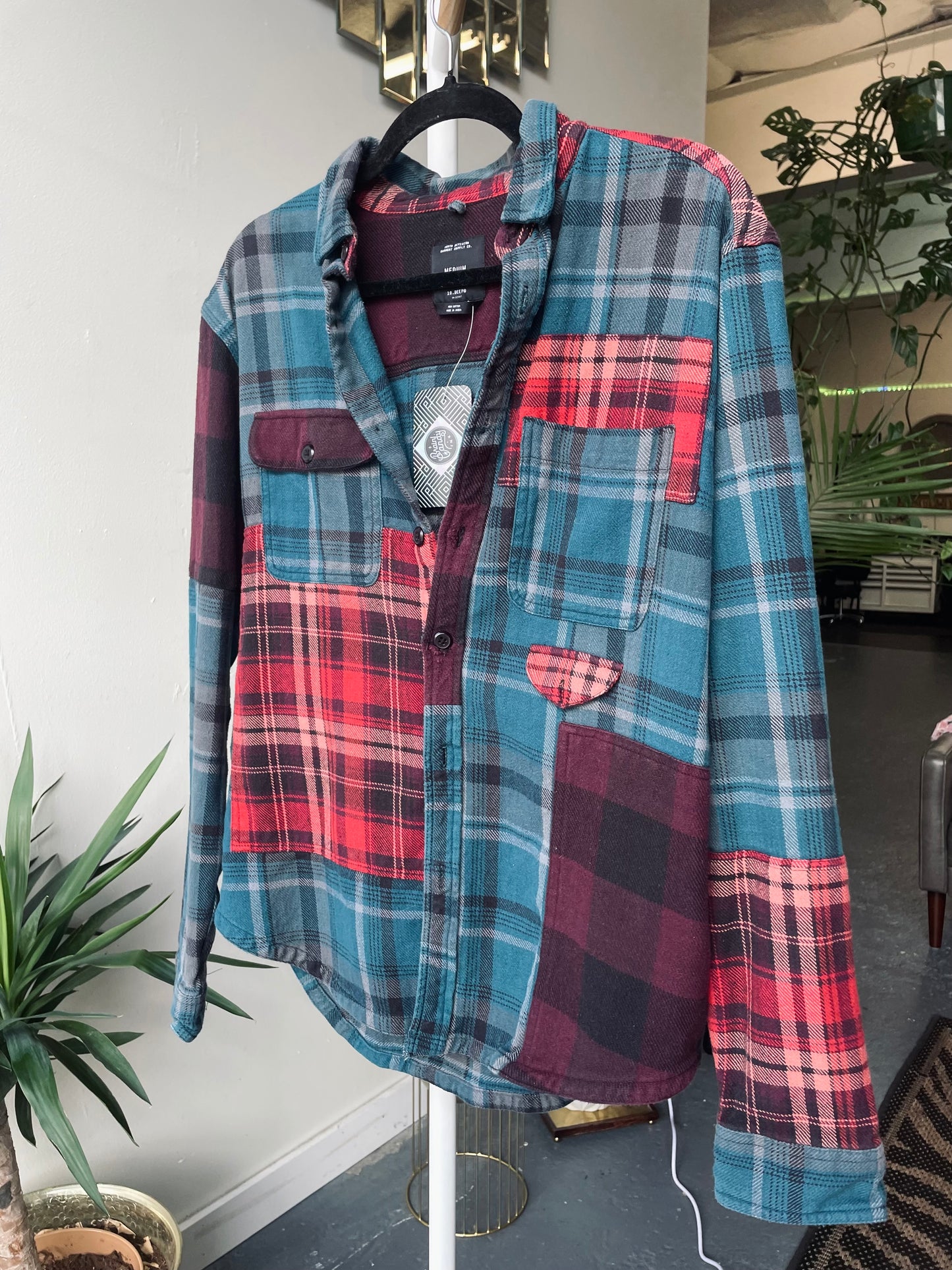 Patchwork Question Mark Flannel Medium