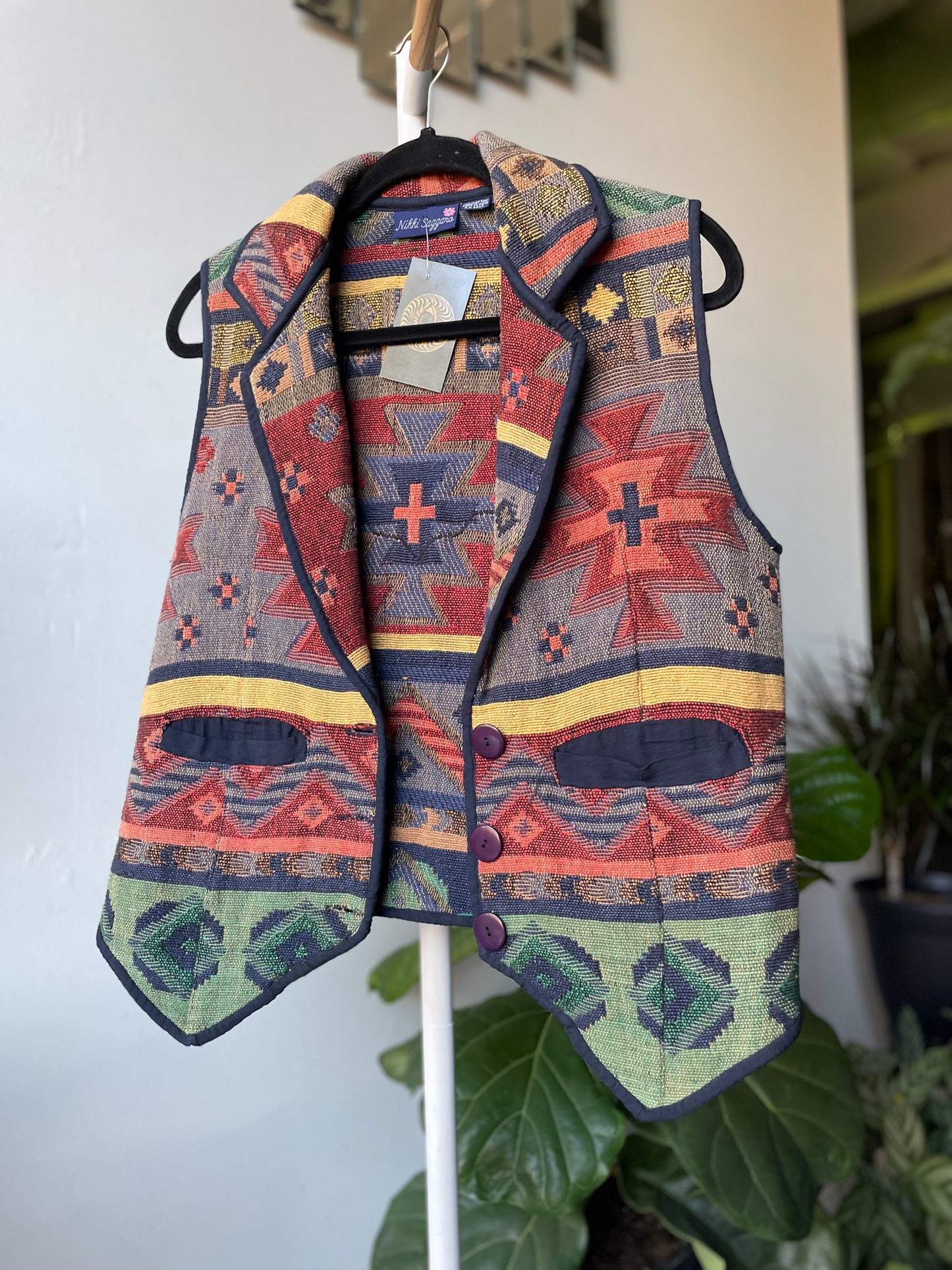 Tipper Mandala Tapestry Vest L