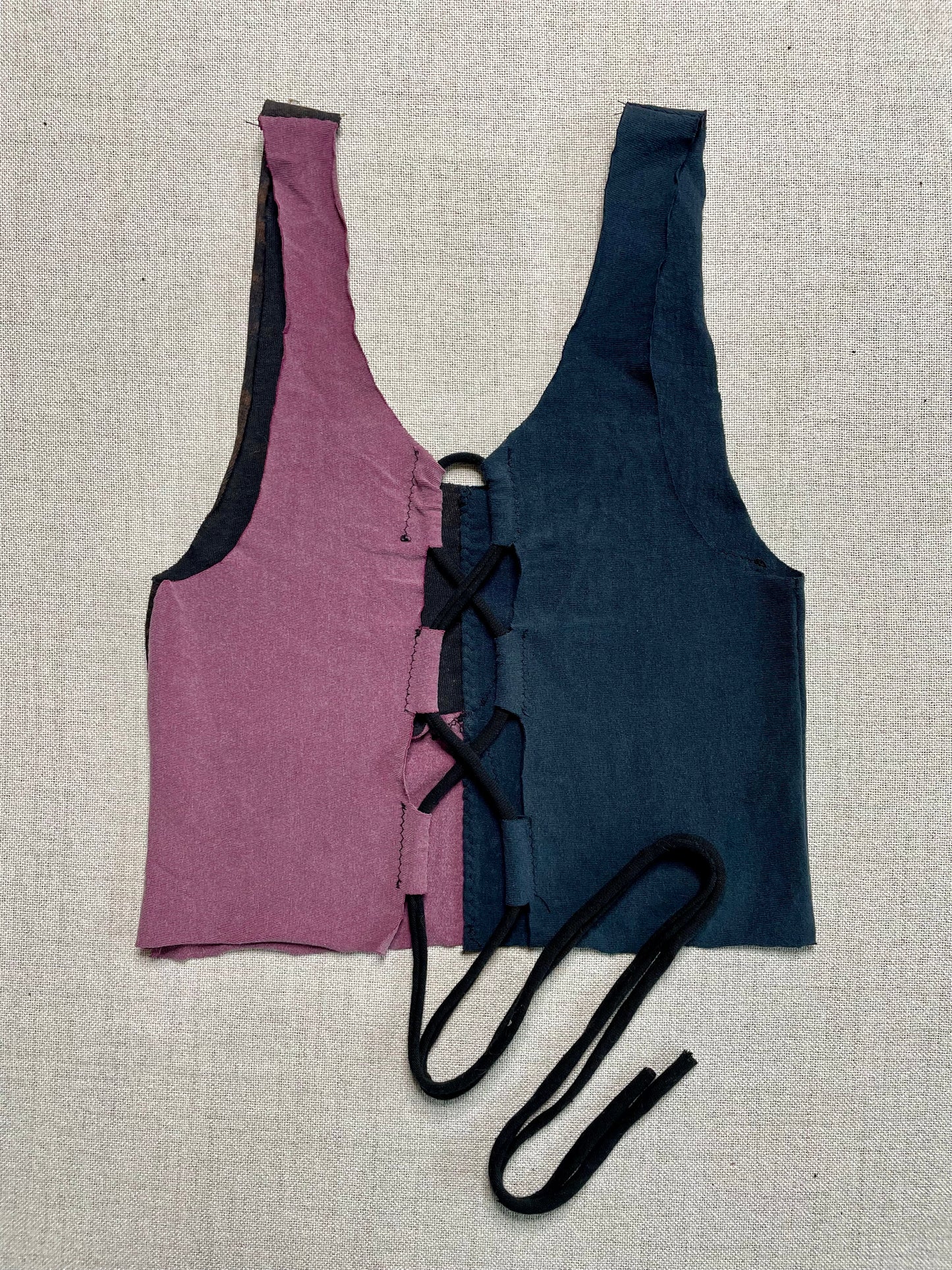 Patchwork Corset Tank XS/S