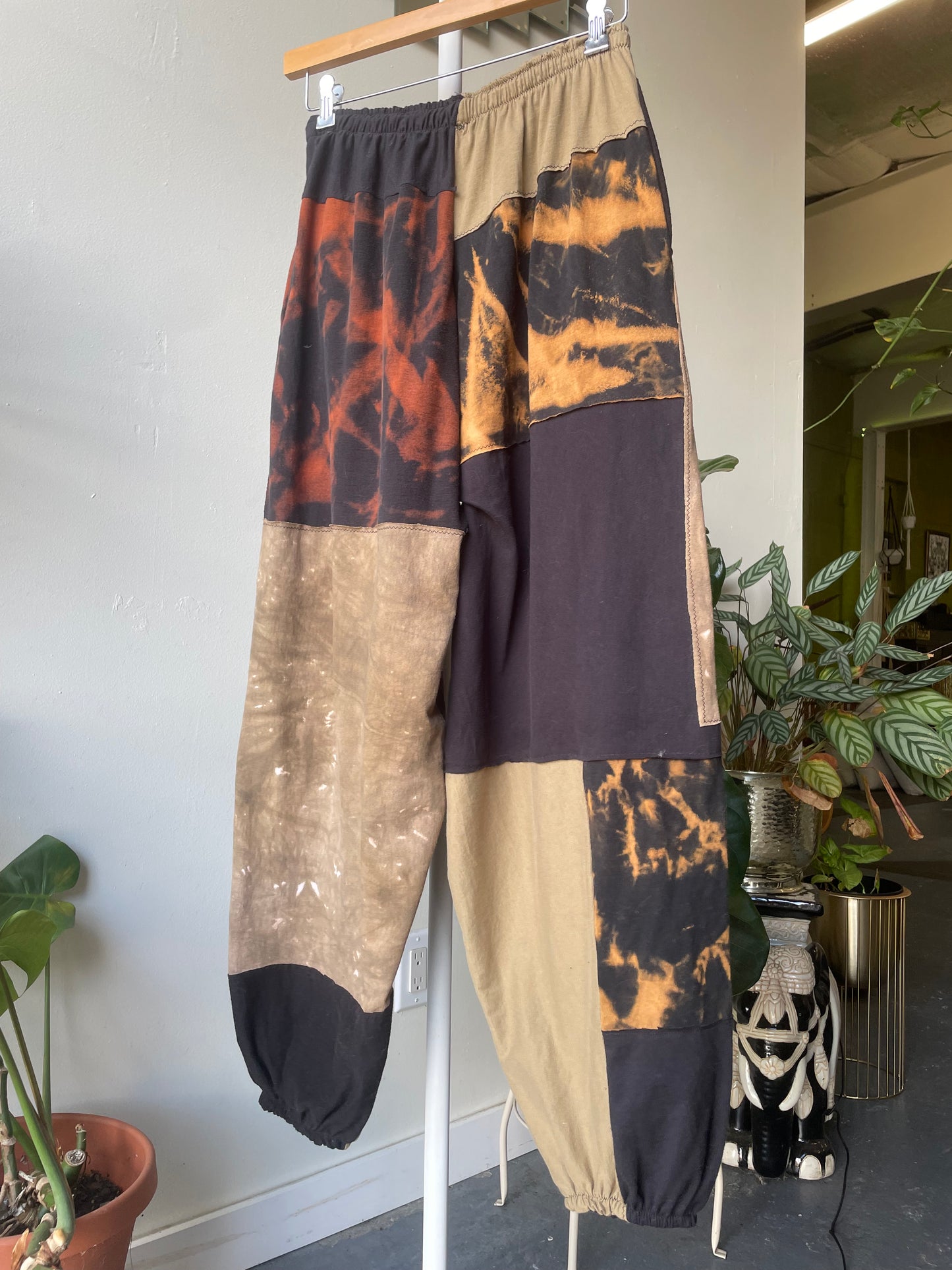 Lion Patchwork Pants