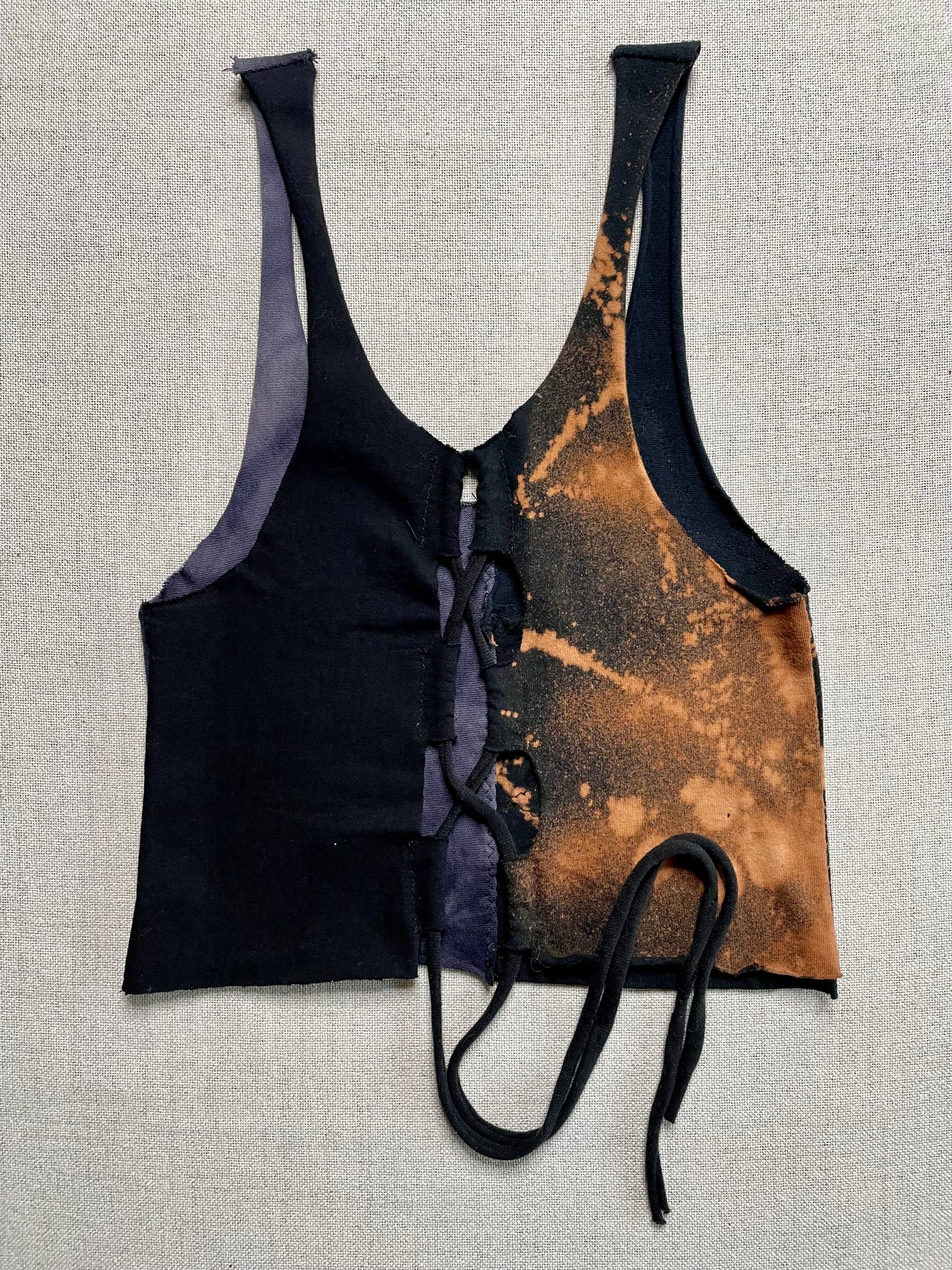 Patchwork Corset Tank XS/S
