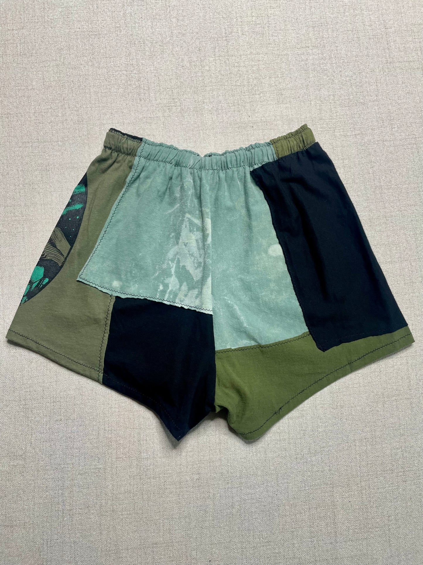 Patchwork Shorts - 24” Elastic - Short XS/S