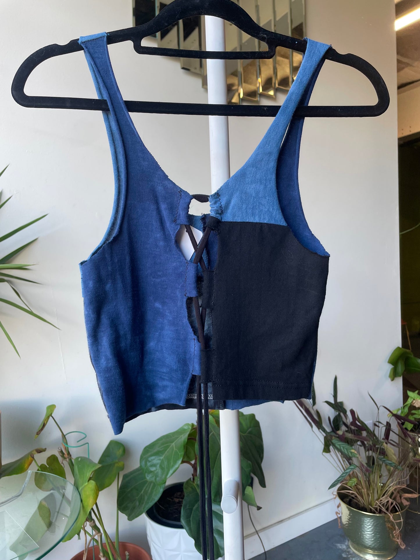 Patchwork Corset Tank XS/S
