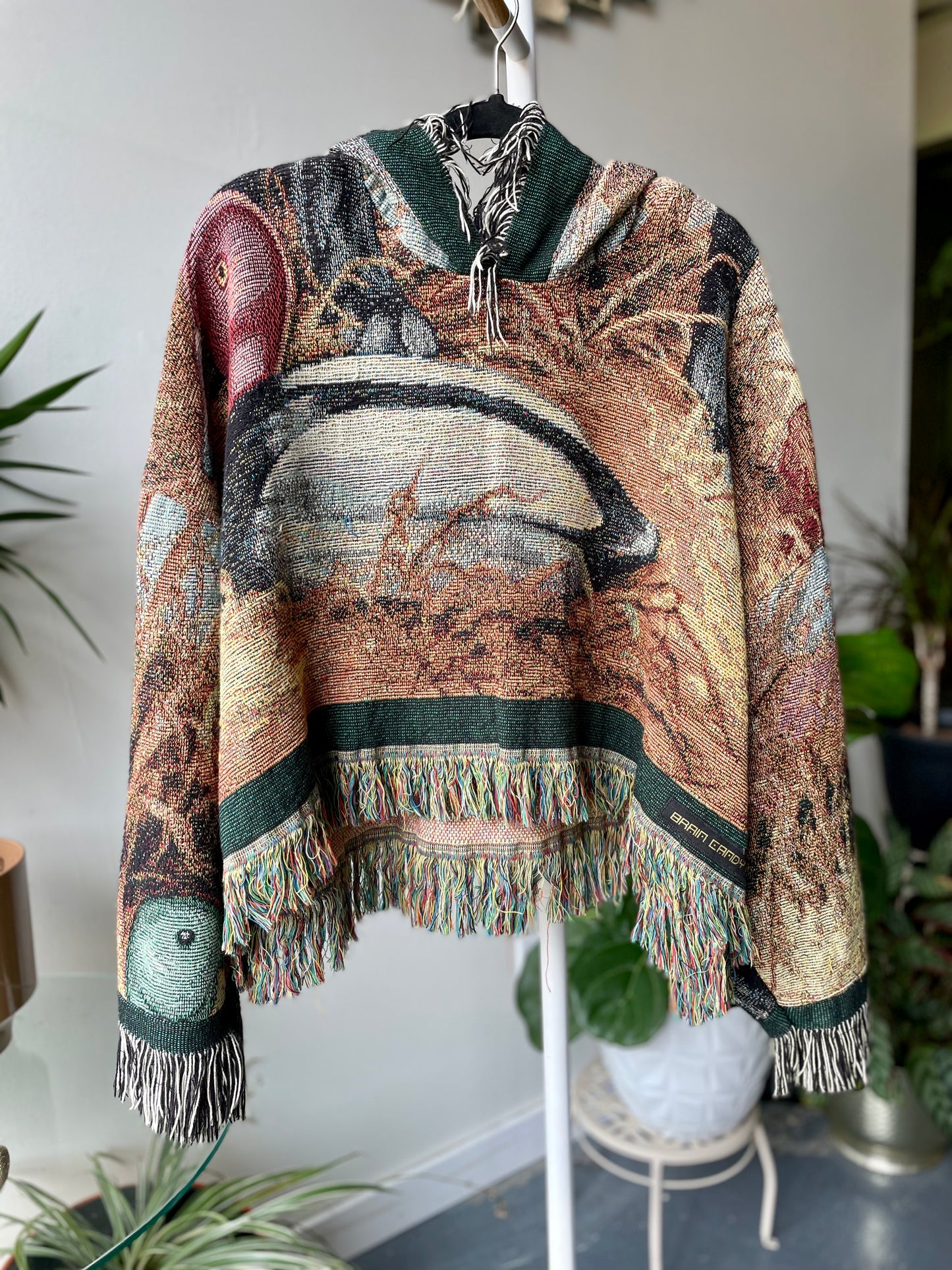 Tipper Tapestry Crop Poncho