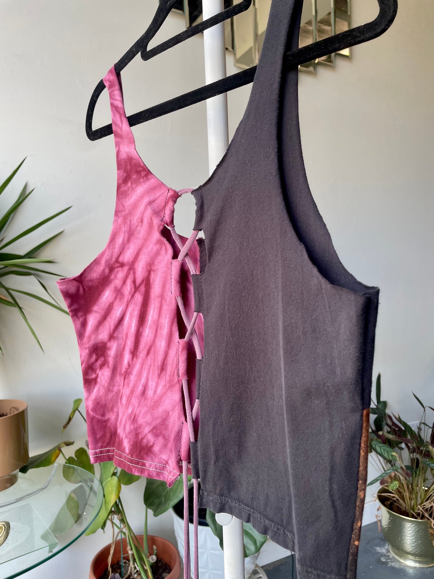 Patchwork Corset Tank L/XL