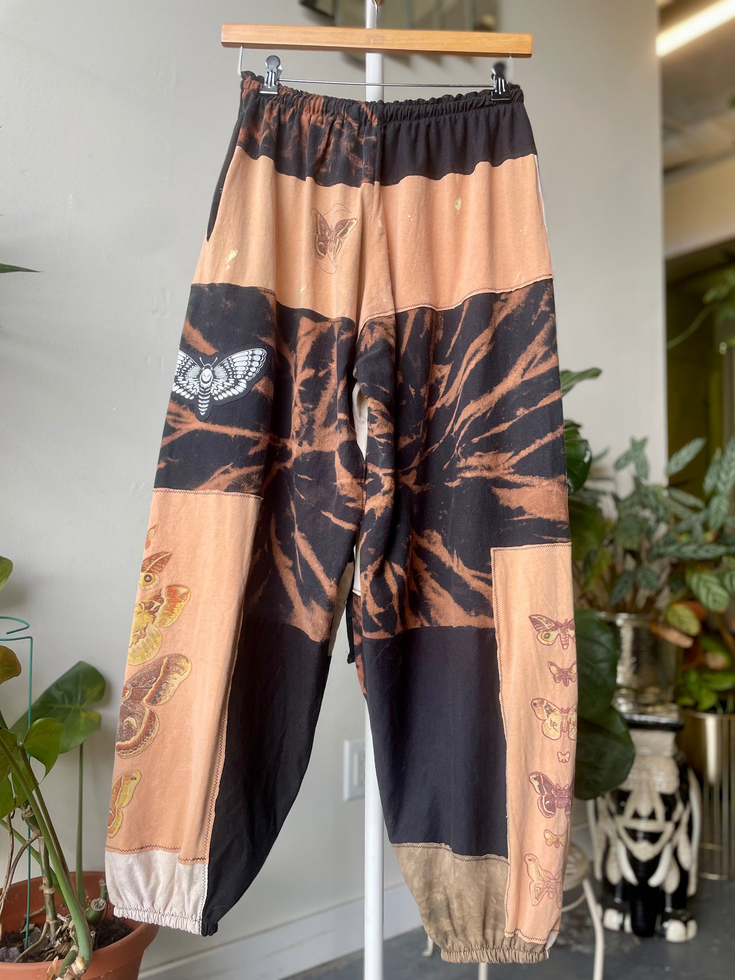 Lion Patchwork Pants