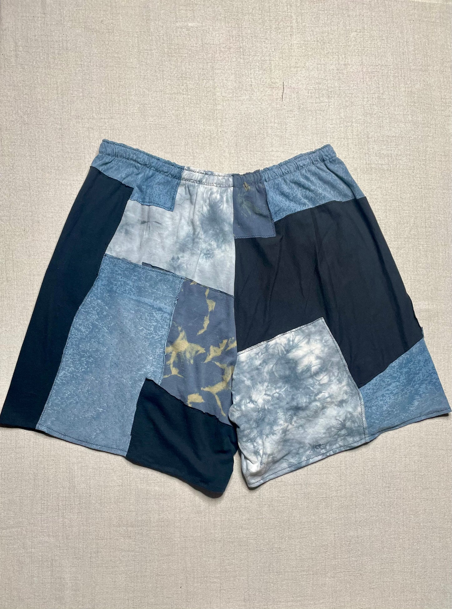 Patchwork Shorts - 38” Elastic - Long 2X/3X