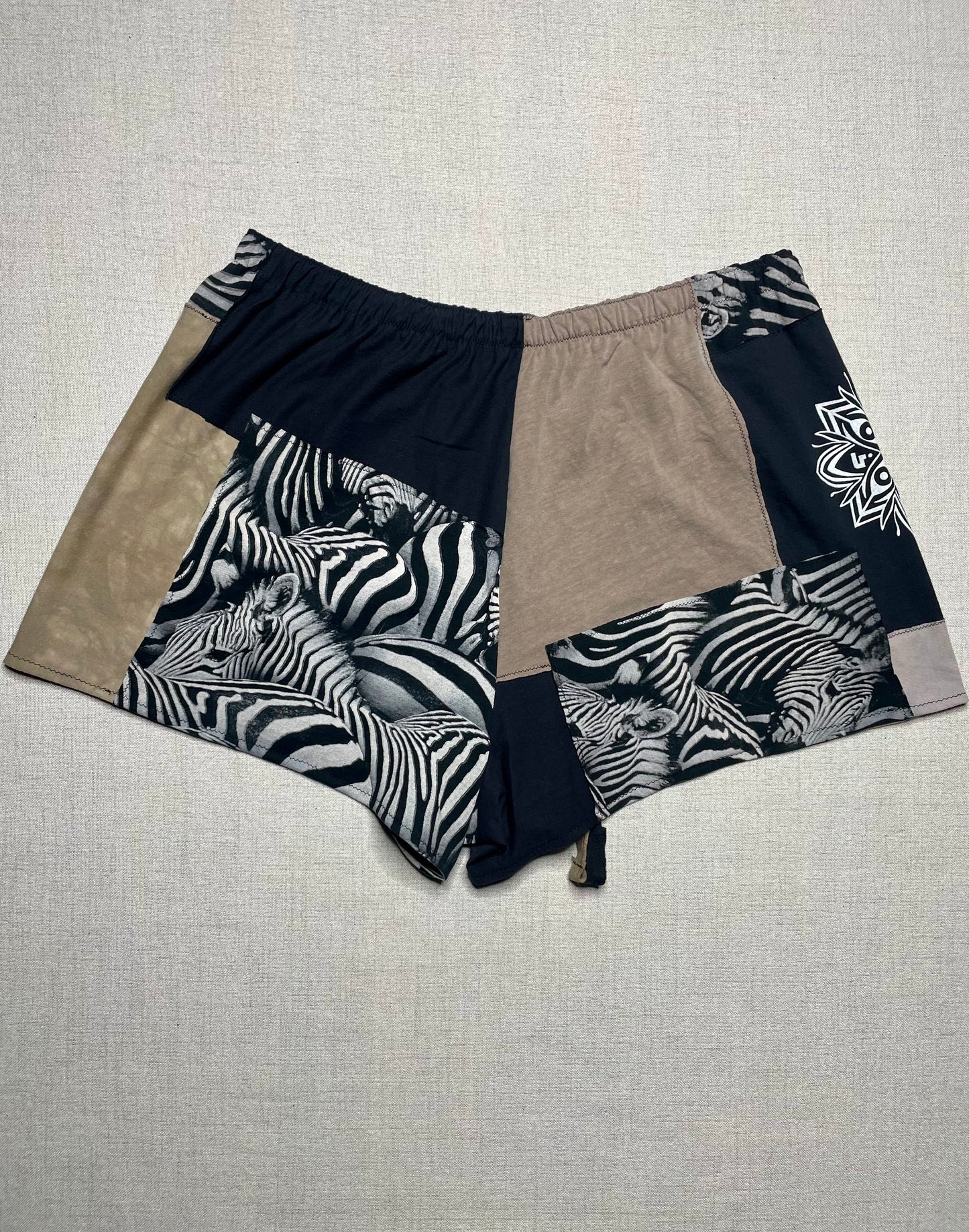 Patchwork Shorts - 38” Elastic - Short 2X/3X