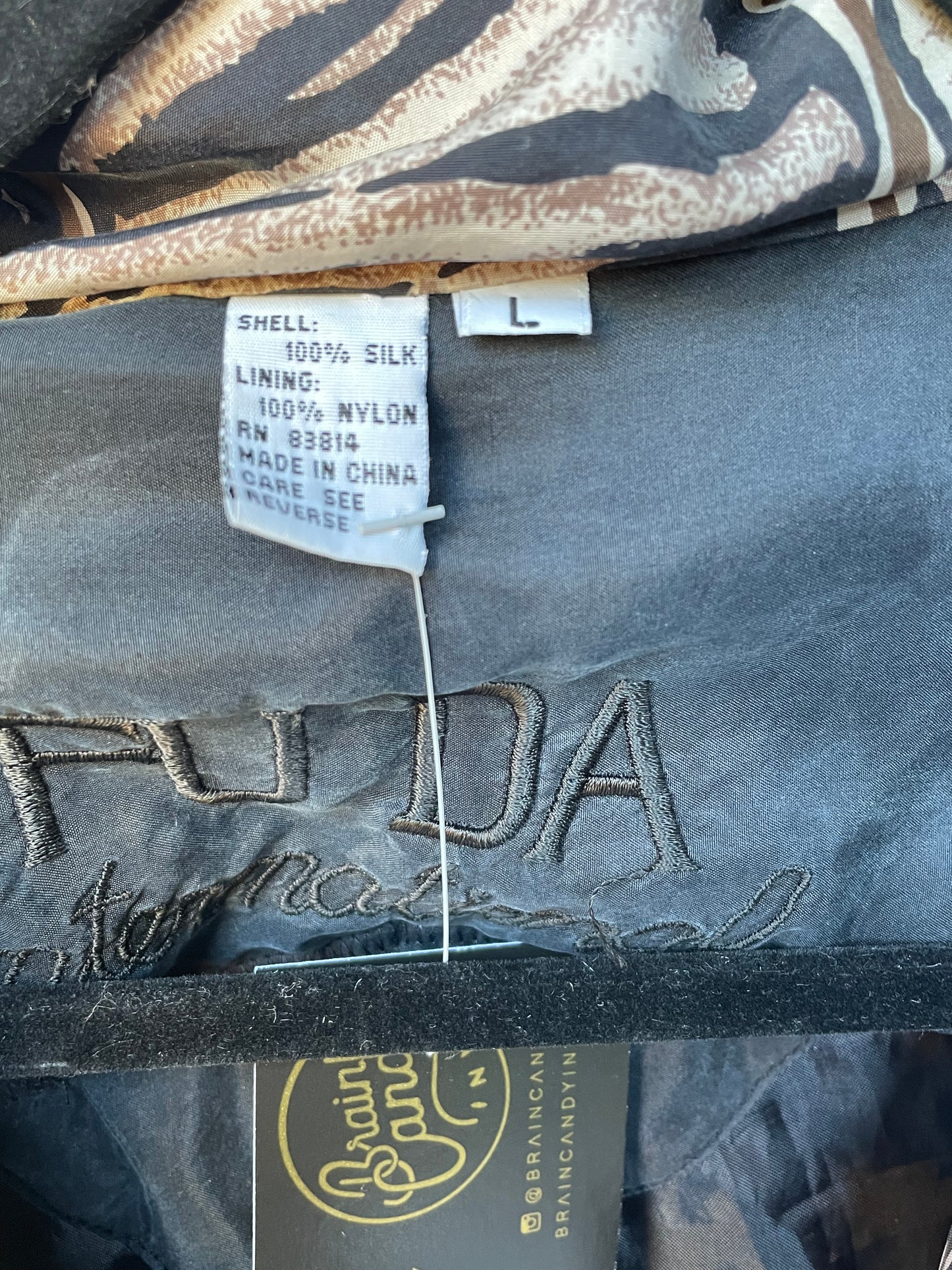 Fuda Vintage Silk Windbreaker Large