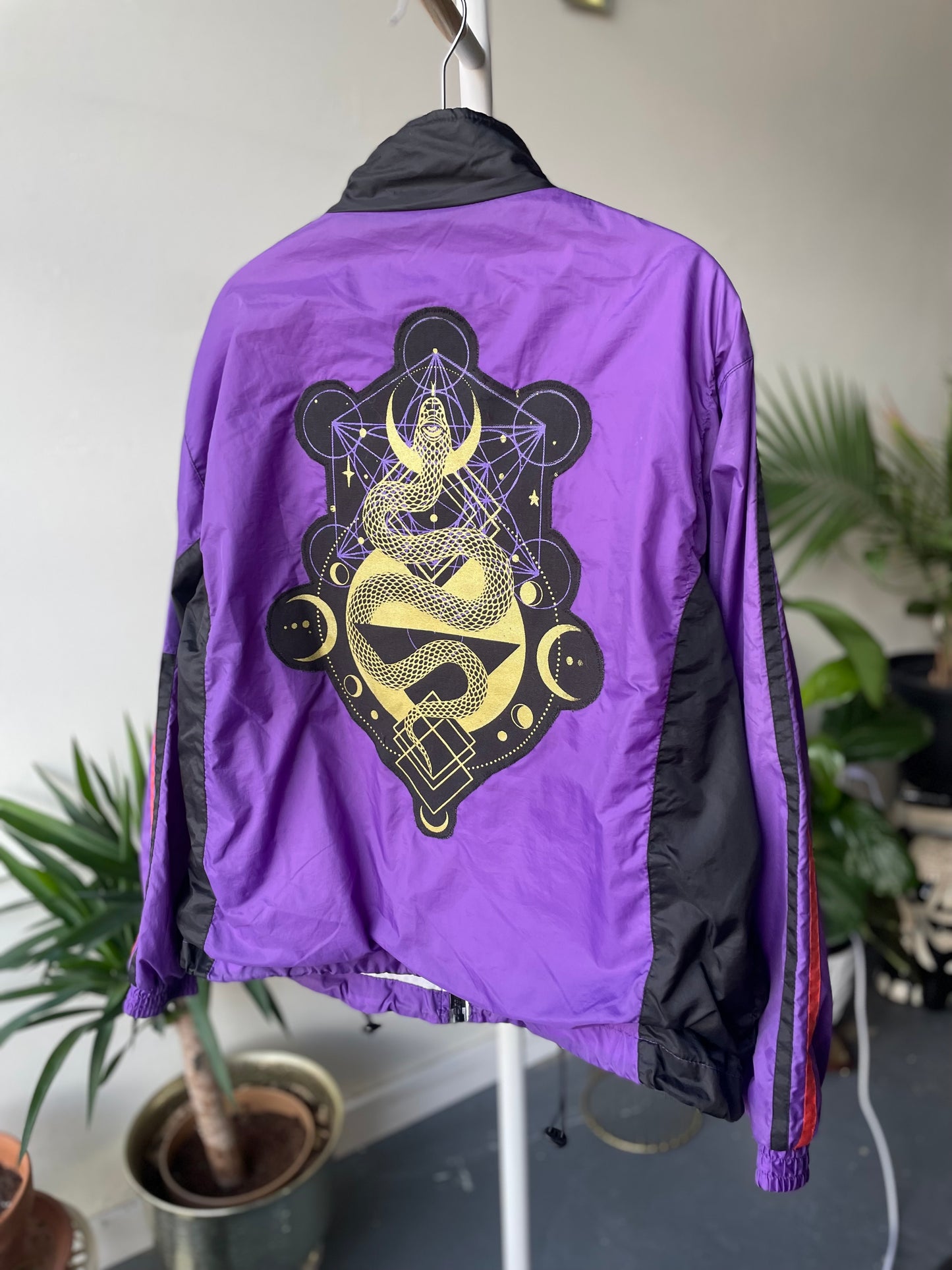 Purple Serpent Windbreaker Size Large