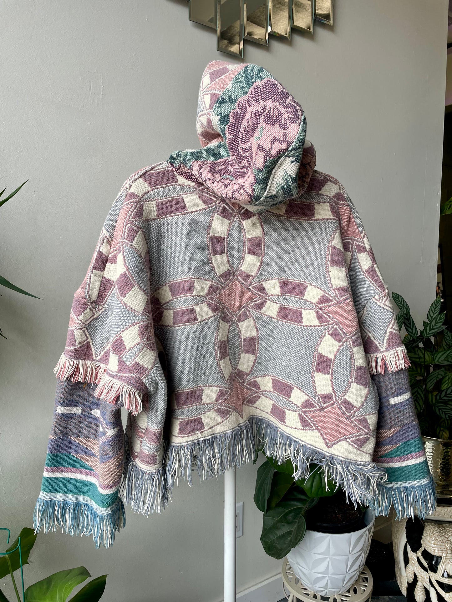 Patchwork Crop Poncho