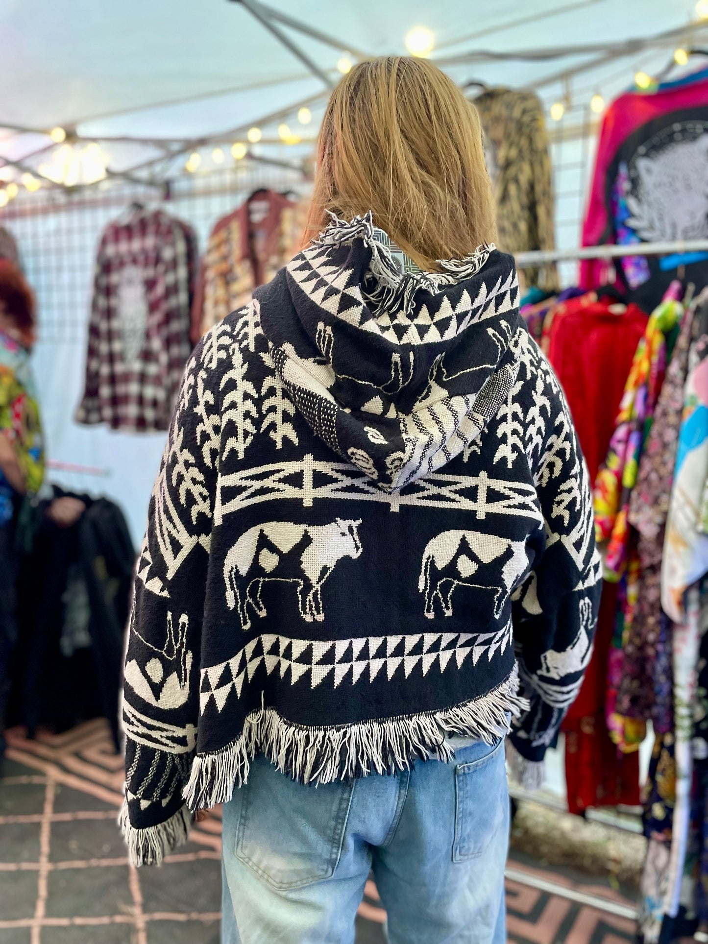 Tapestry Crop Poncho