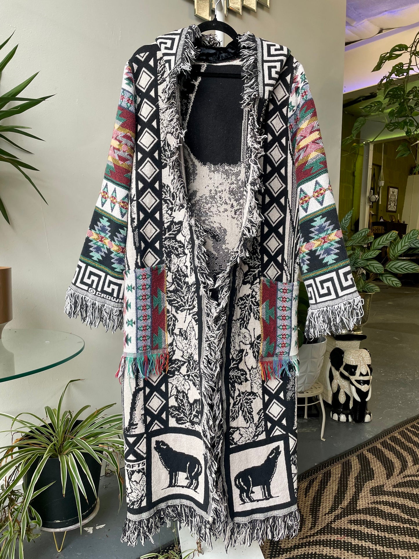 Wolf Tapestry Coat Small/Medium