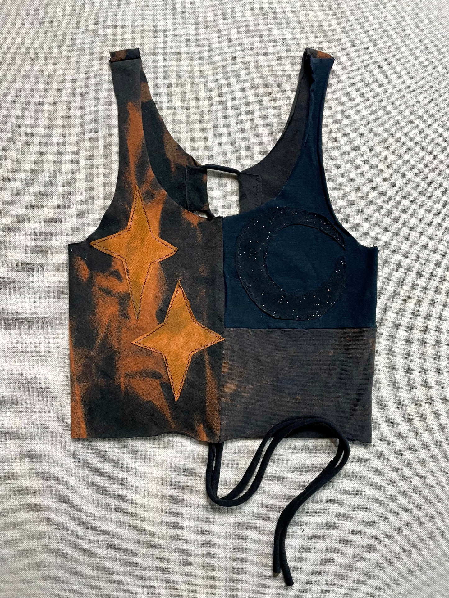 Patchwork Corset Tank M