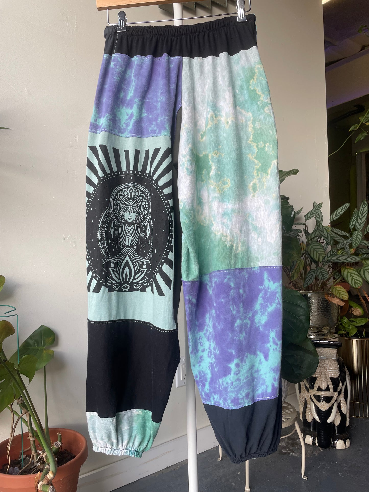 Glow in the Dark Patchwork Pants