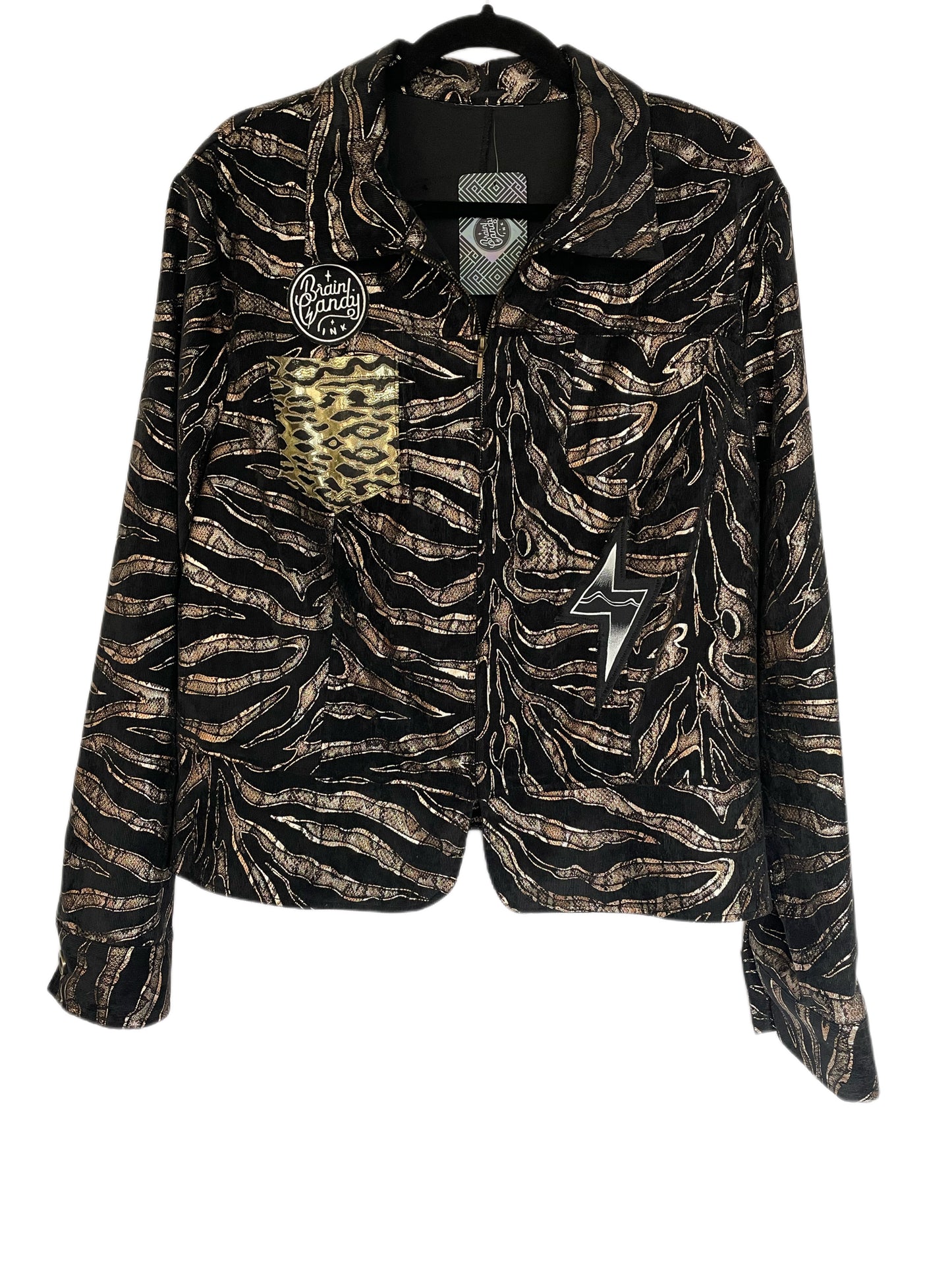 Metallic Desert Corduroy Jacket - Large