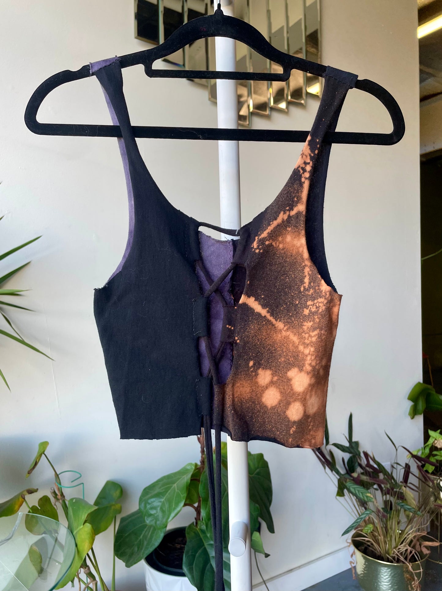 Patchwork Corset Tank XS/S
