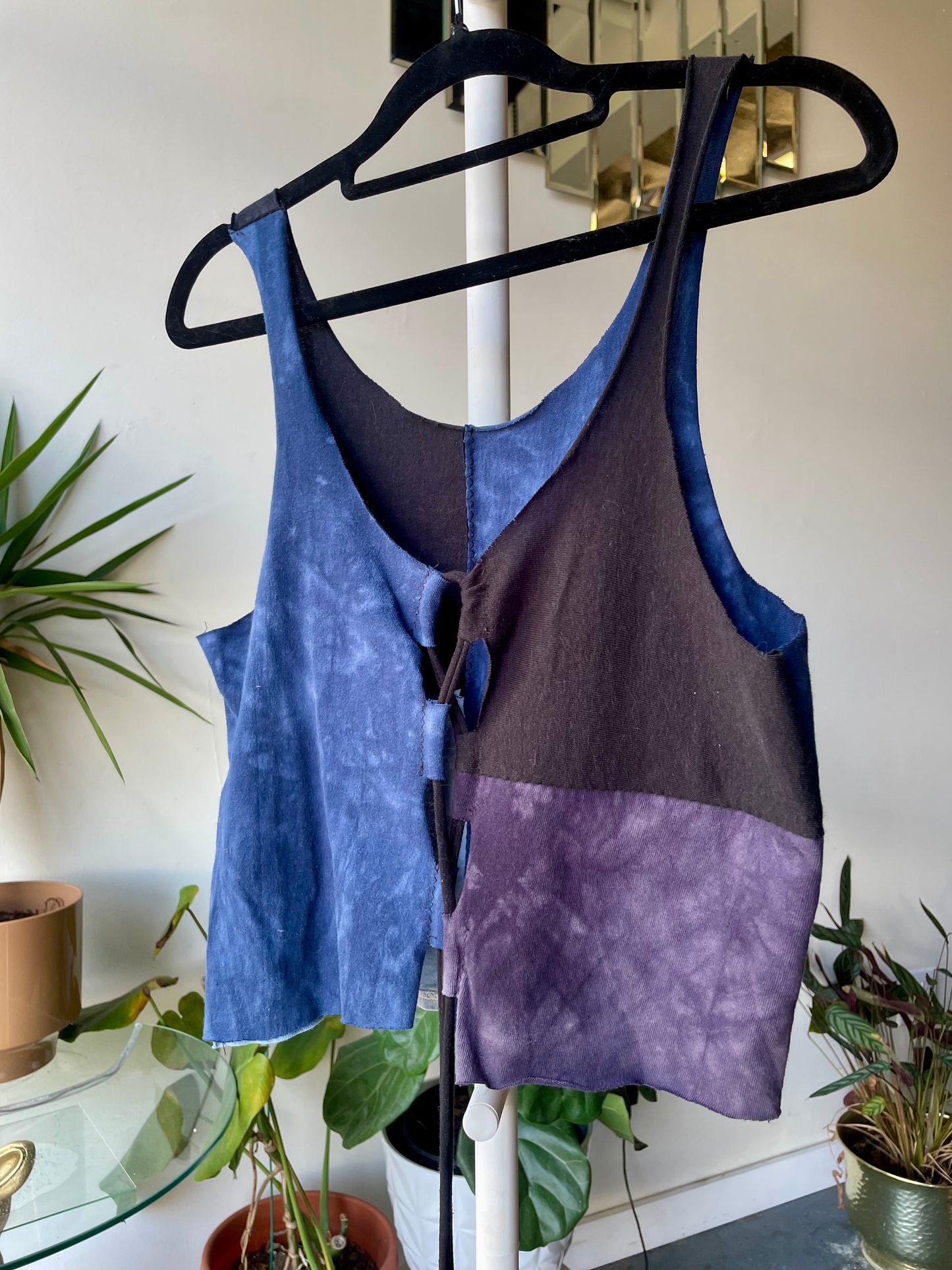 Patchwork Corset Tank L/XL