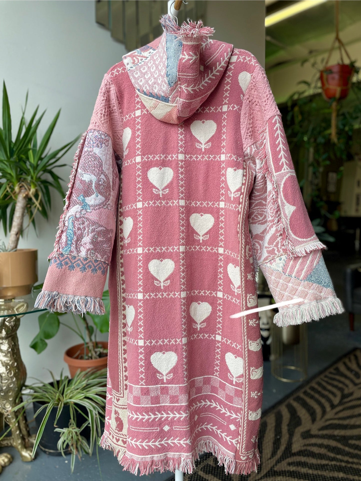 Tapestry Blanket Coat S/M