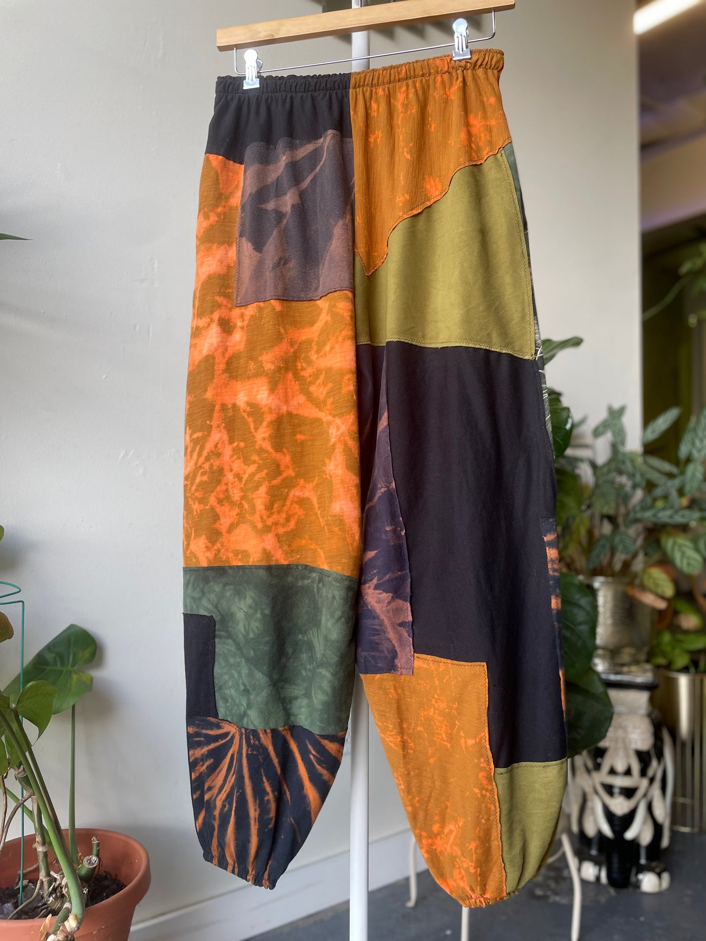 Tiger Patchwork Pants