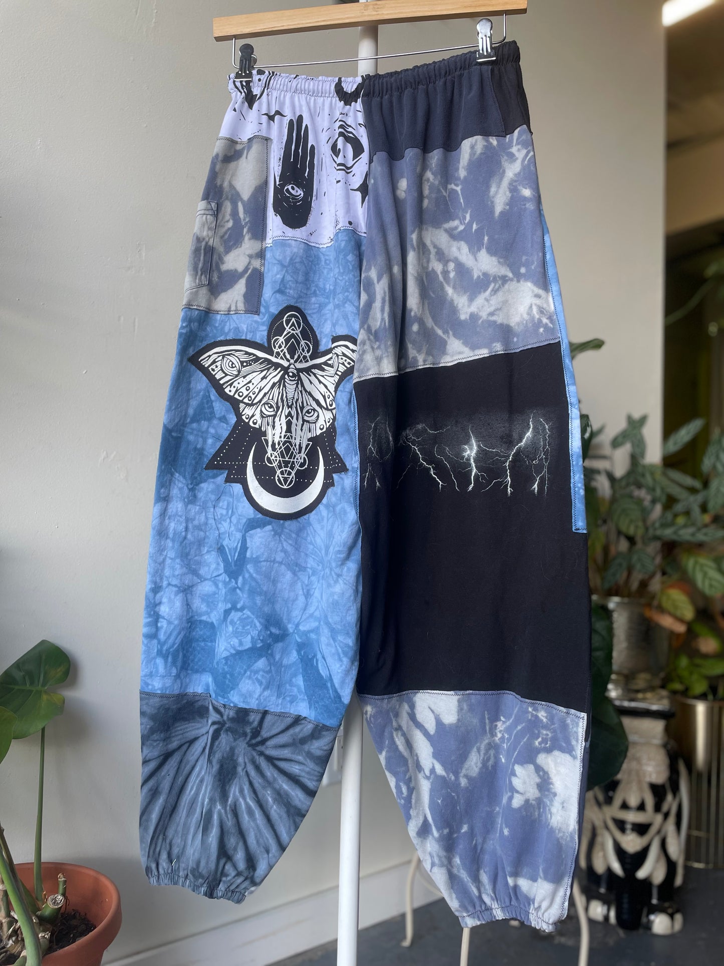 Black Bear Patchwork Pants