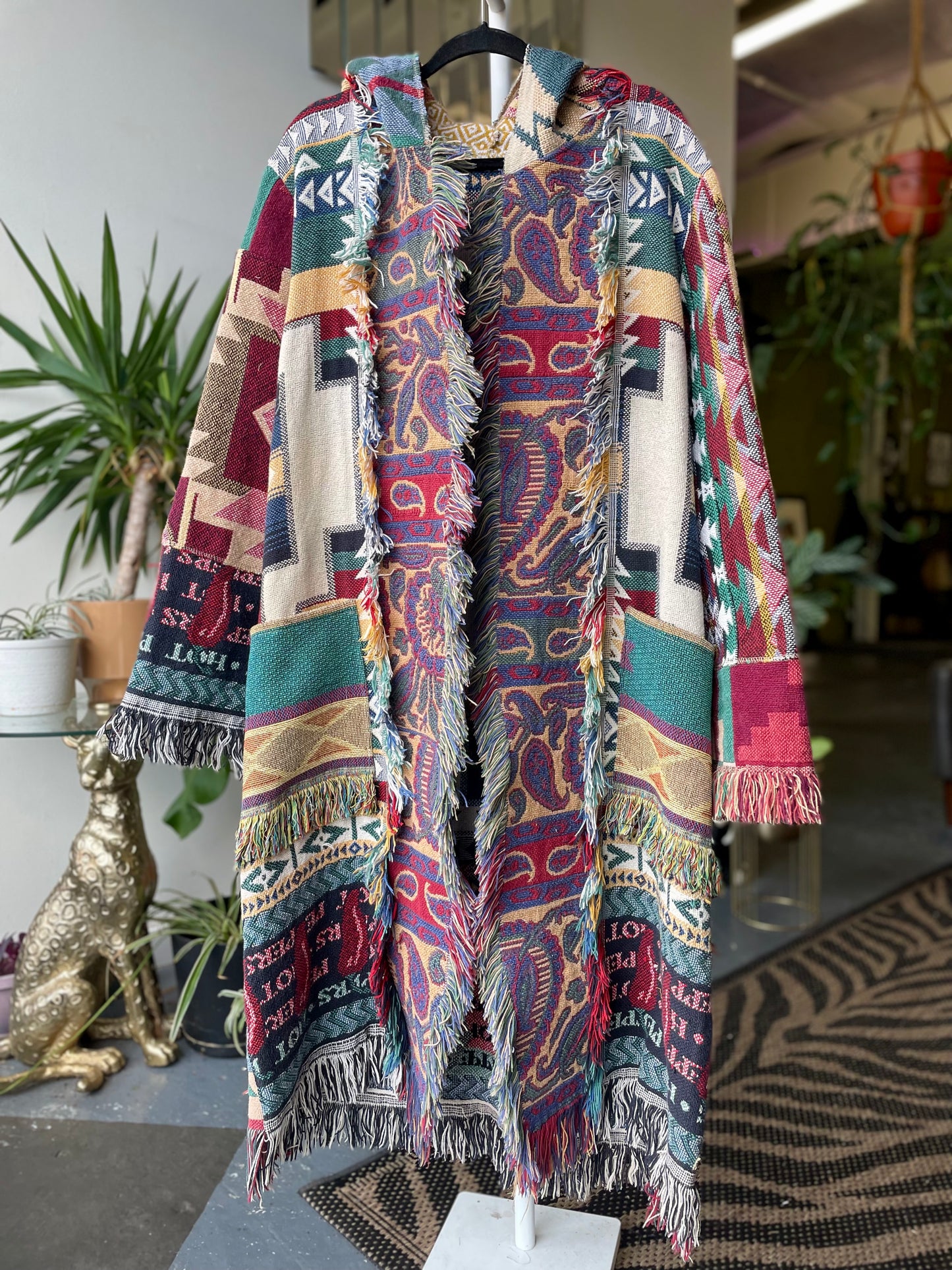 Tapestry Blanket Coat L/XL