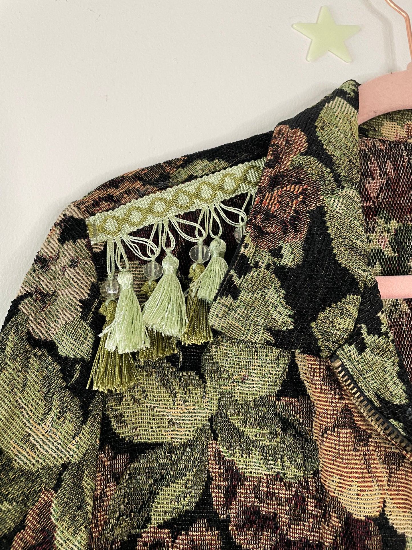 Tiger Tapestry Tassel Jacket XLarge