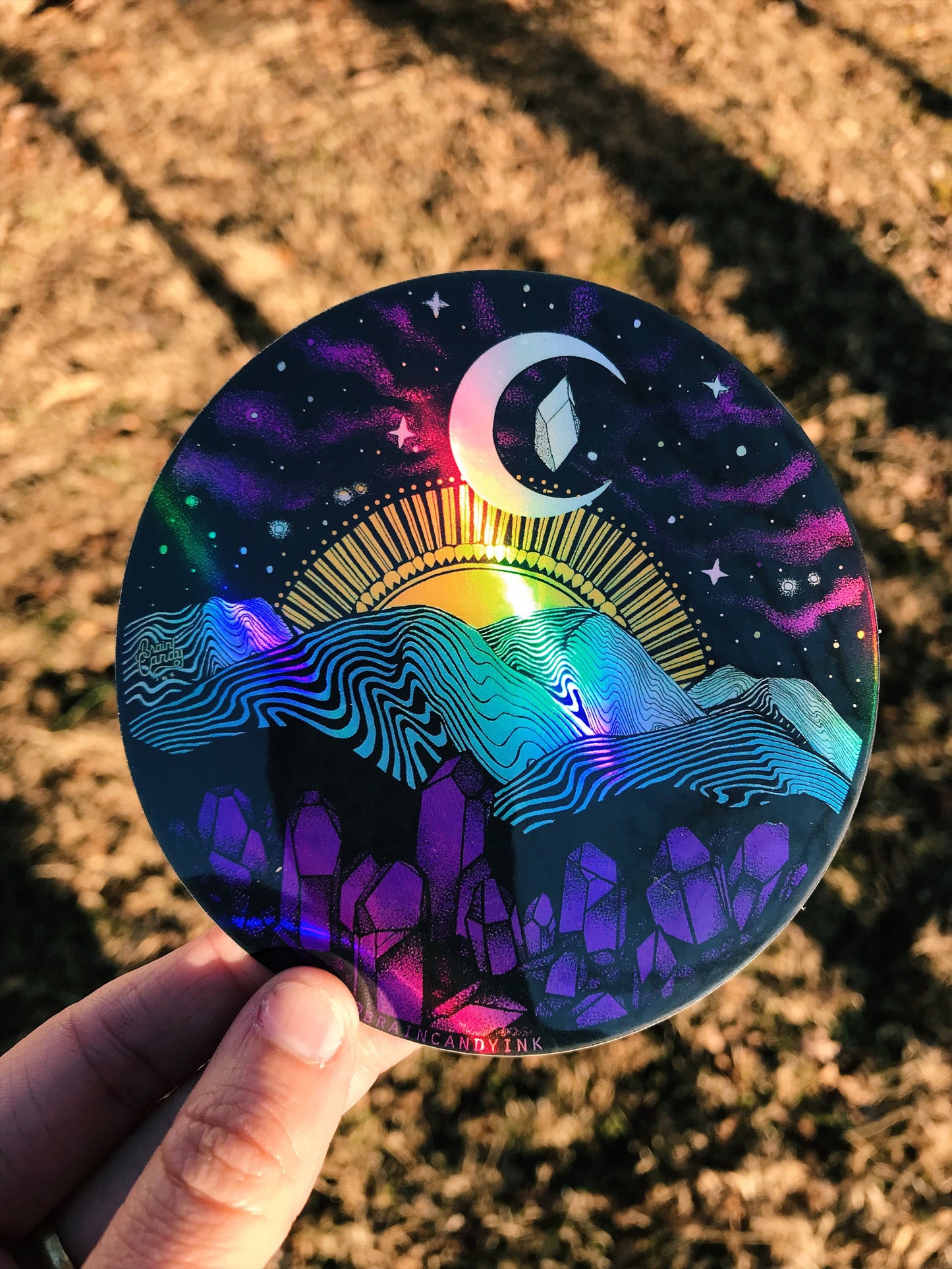 Appalachia Mountain Holographic Sticker