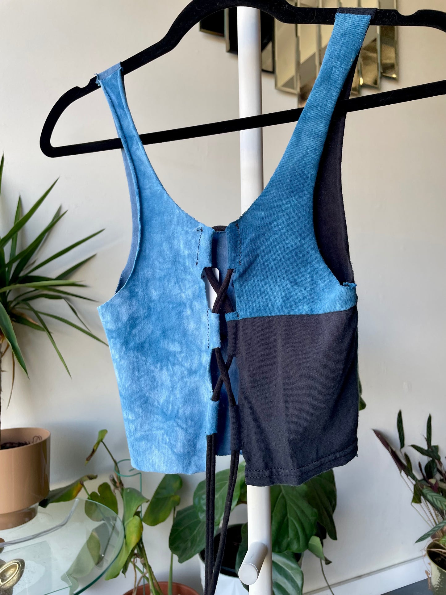 Patchwork Corset Tank XS/S