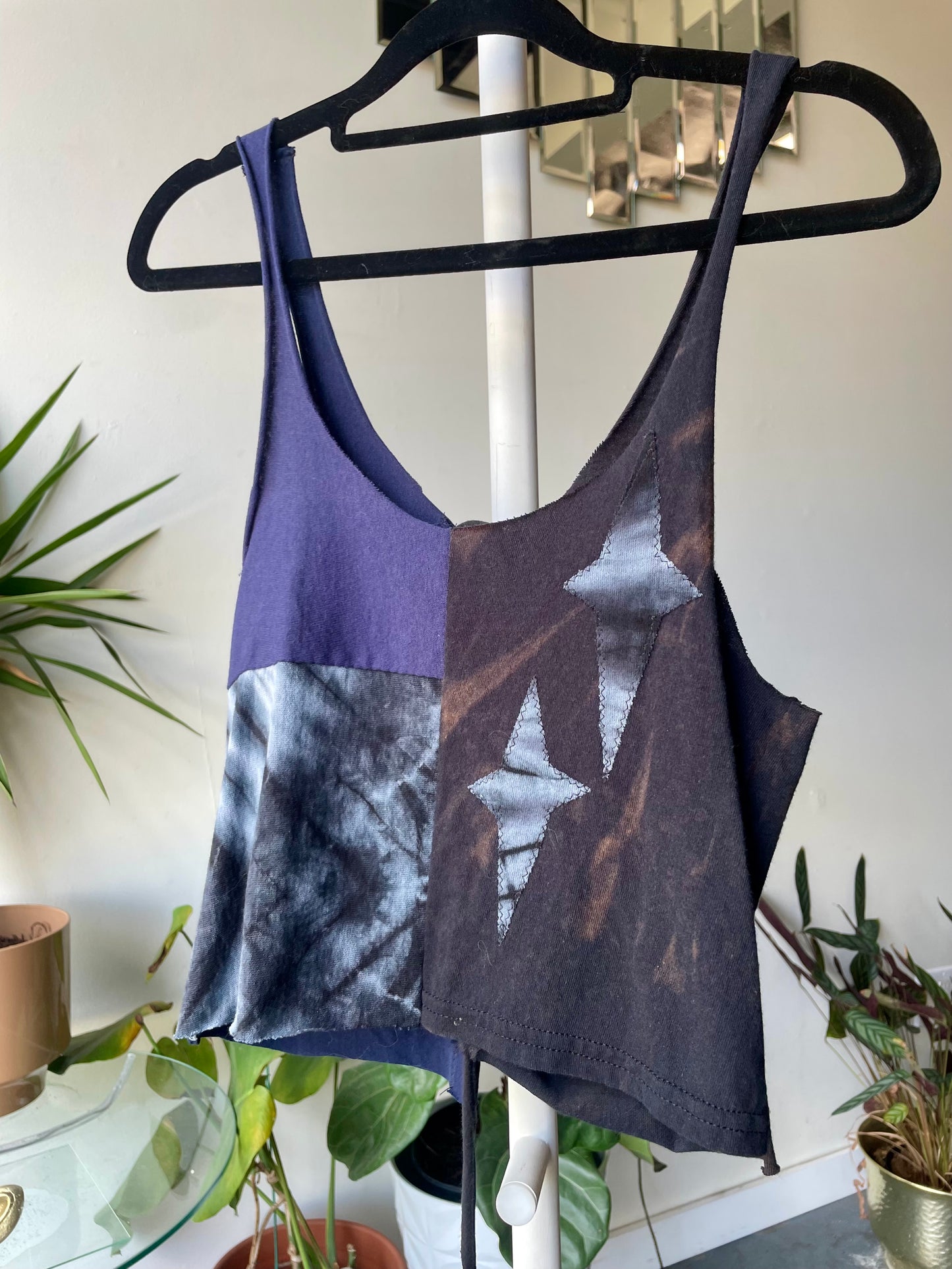 Patchwork Corset Tank M