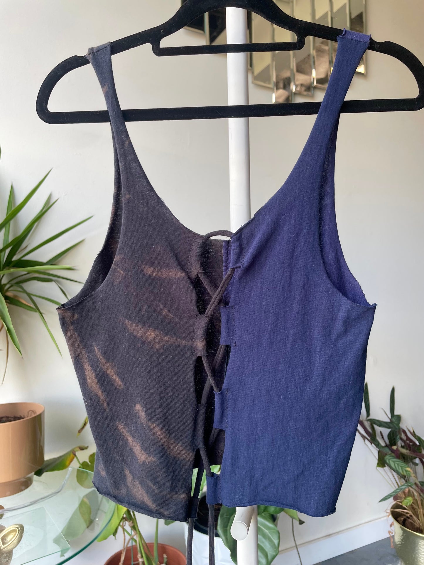 Patchwork Corset Tank M