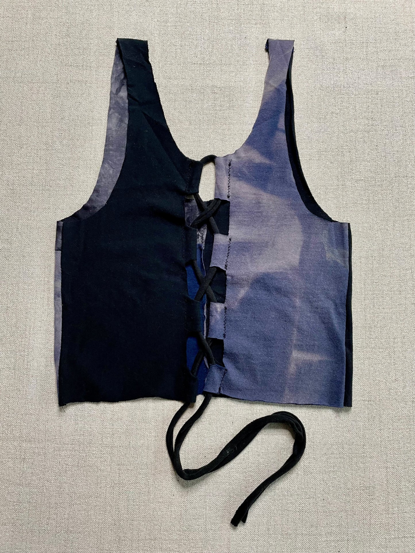 Patchwork Corset Tank M