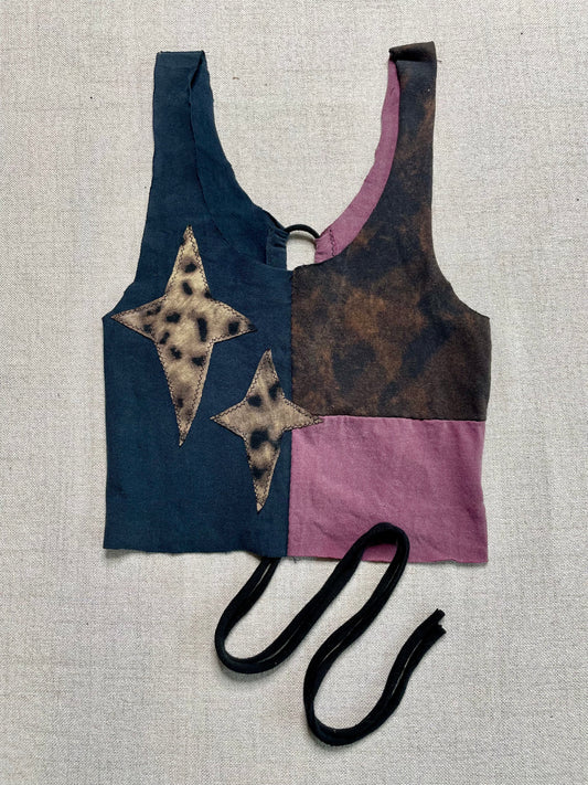 Patchwork Corset Tank XS/S