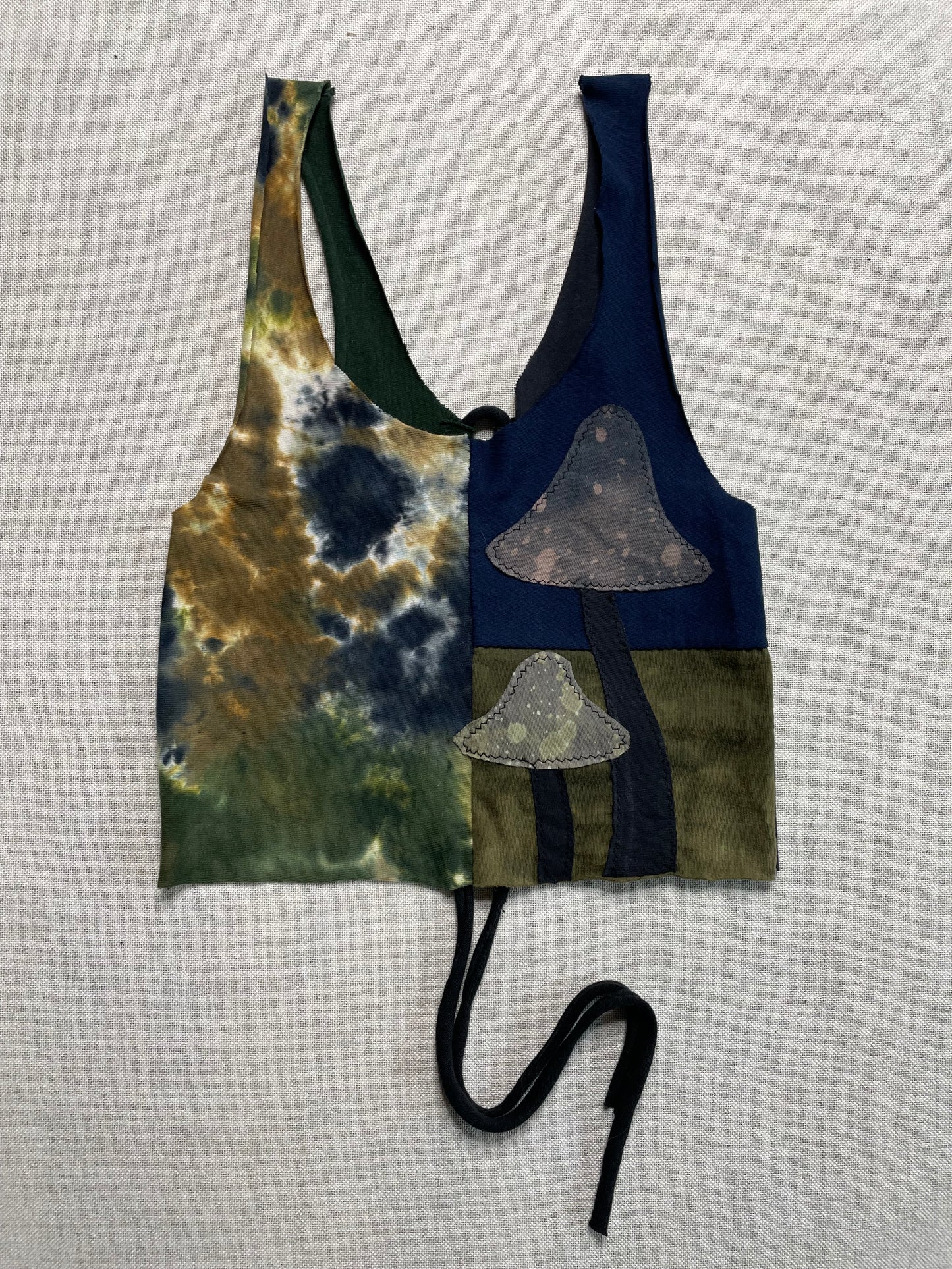 Patchwork Corset Tank XS/S
