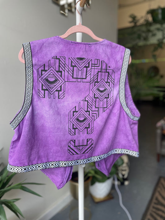 Purple Question Mark Denim