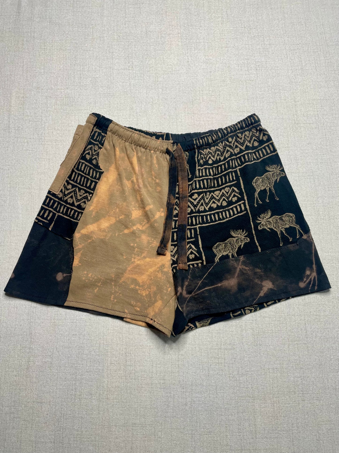 Patchwork Shorts - 31” Elastic - Short L