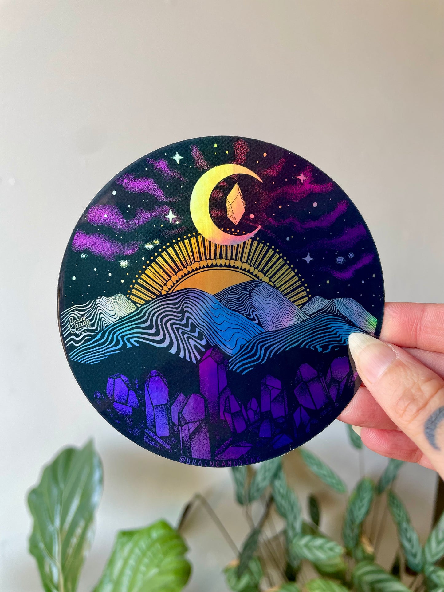 Appalachia Mountain Holographic Sticker