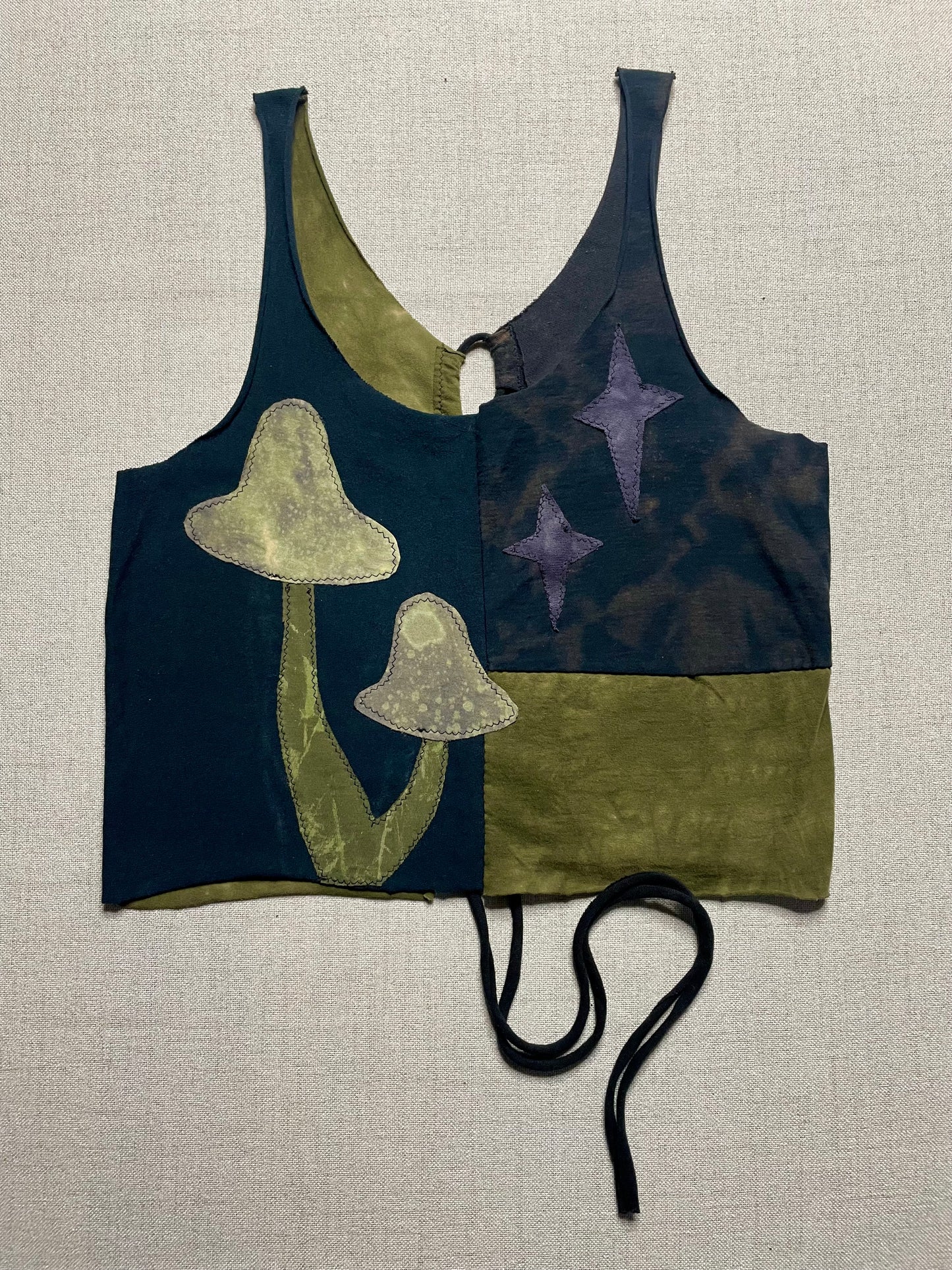 Patchwork Corset Tank L/XL