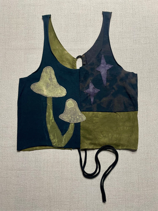 Patchwork Corset Tank L/XL