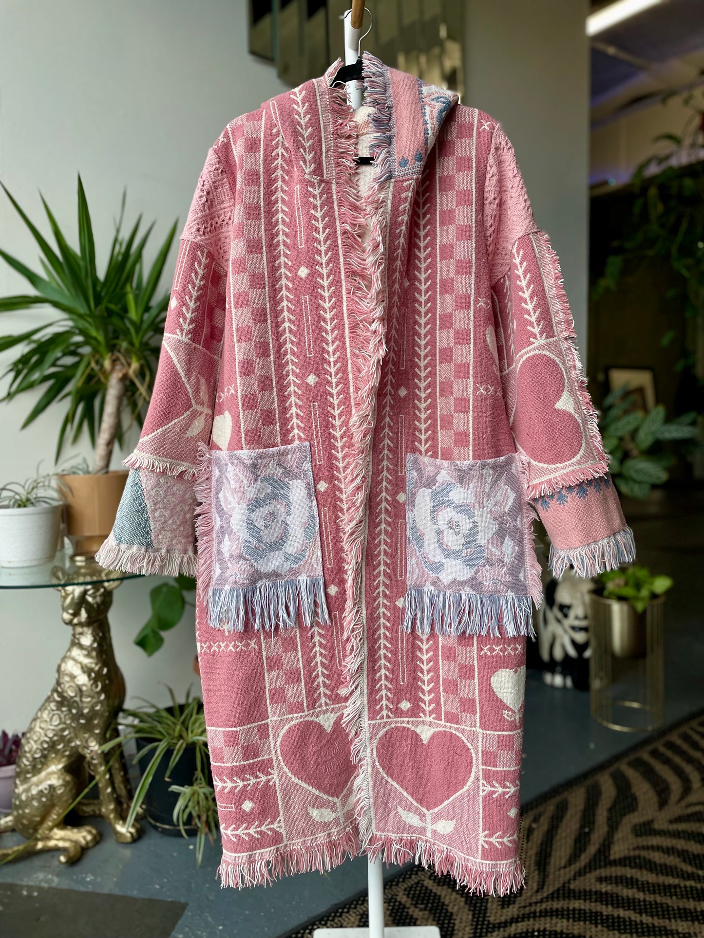 Tapestry Blanket Coat S/M