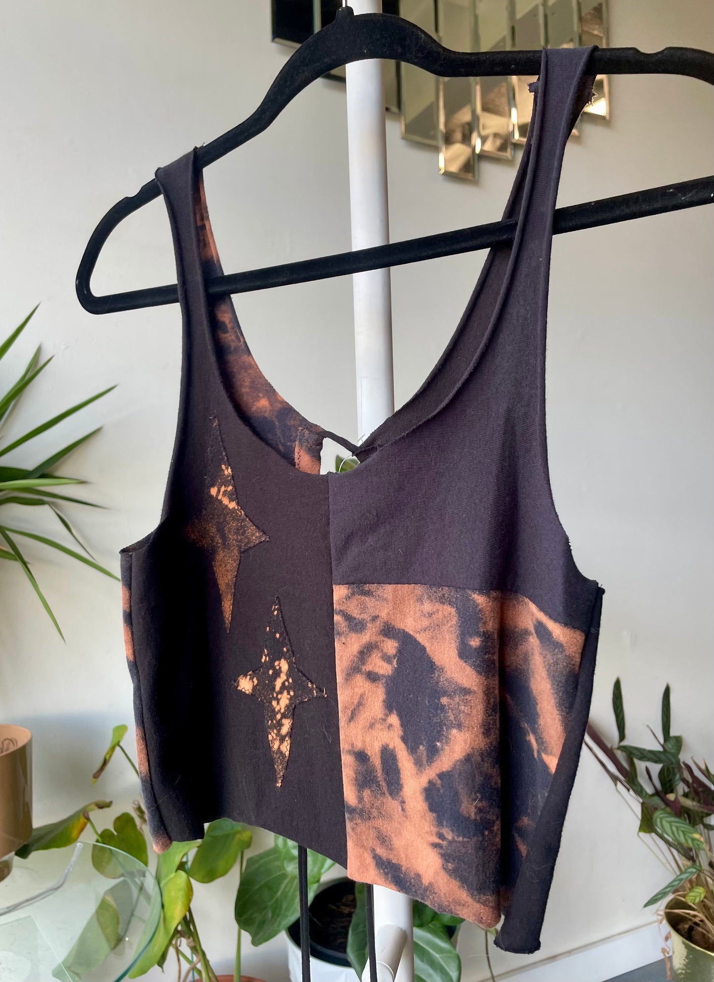 Patchwork Corset Tank M