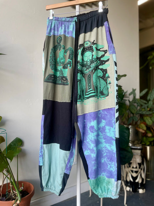 Glow in the Dark Patchwork Pants