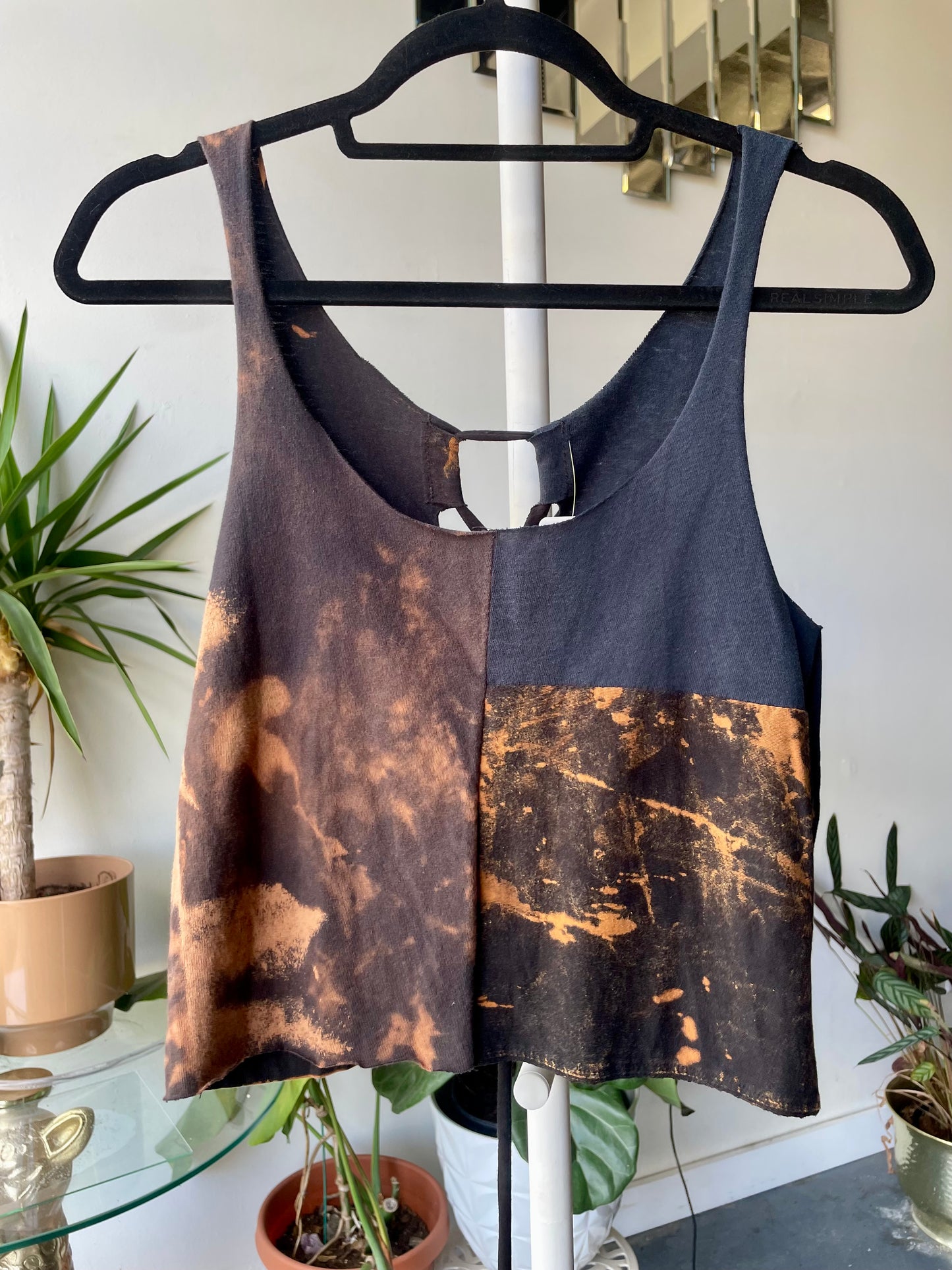 Patchwork Corset Tank L/XL