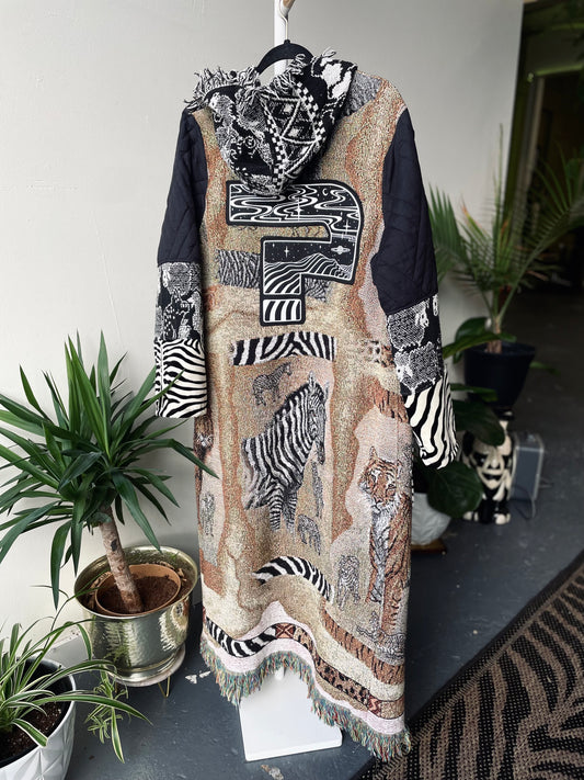 Savannah Tapestry Coat Extra Long Small/Medium