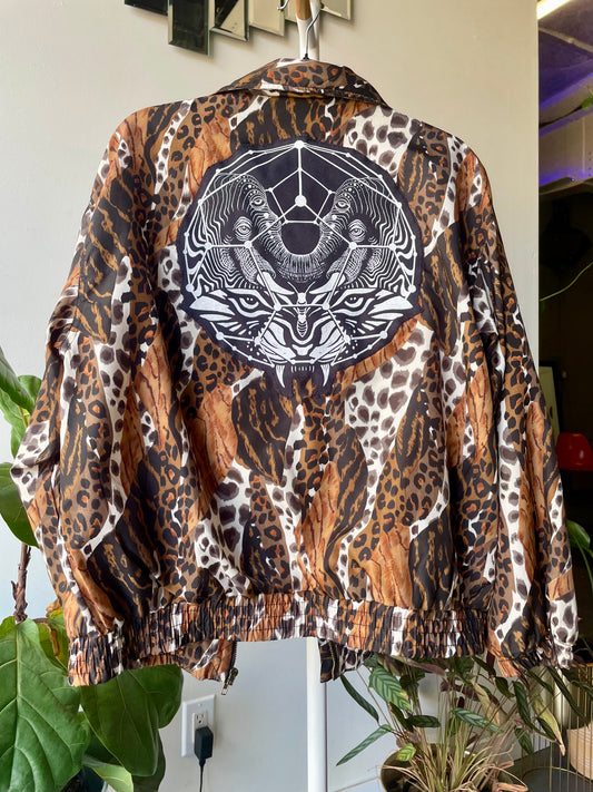 Vintage Silk Windbreaker Medium