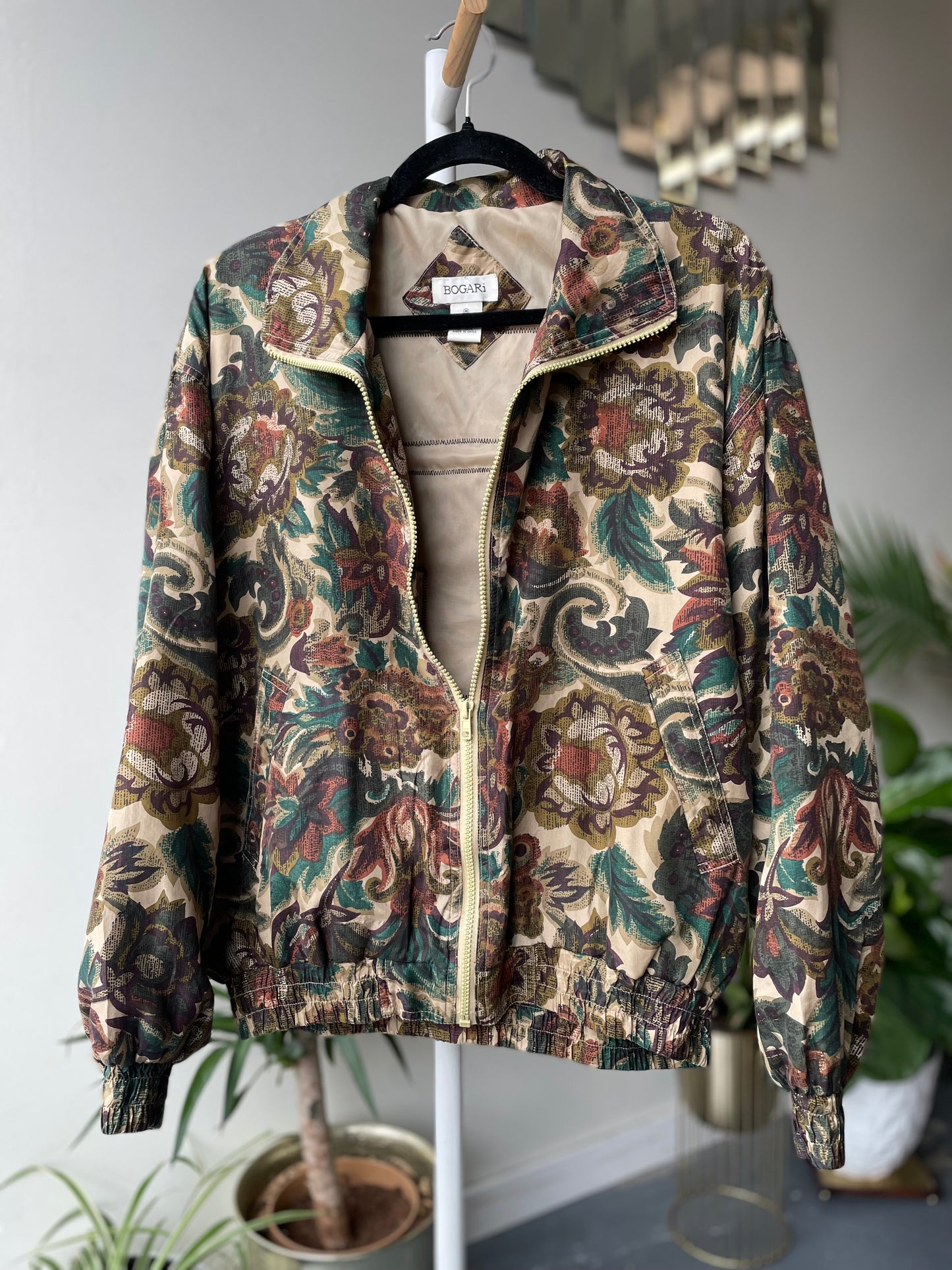 Vintage Silk Windbreaker Medium